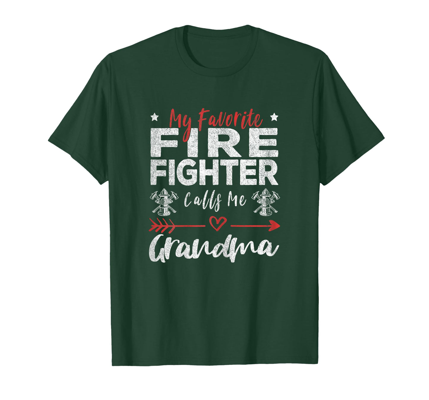 Funny Firefighter Mom Firefighter Grandma Gift Women's Retro-Modern Black X-Small Classic Fit Short Sleeve T-Shirt