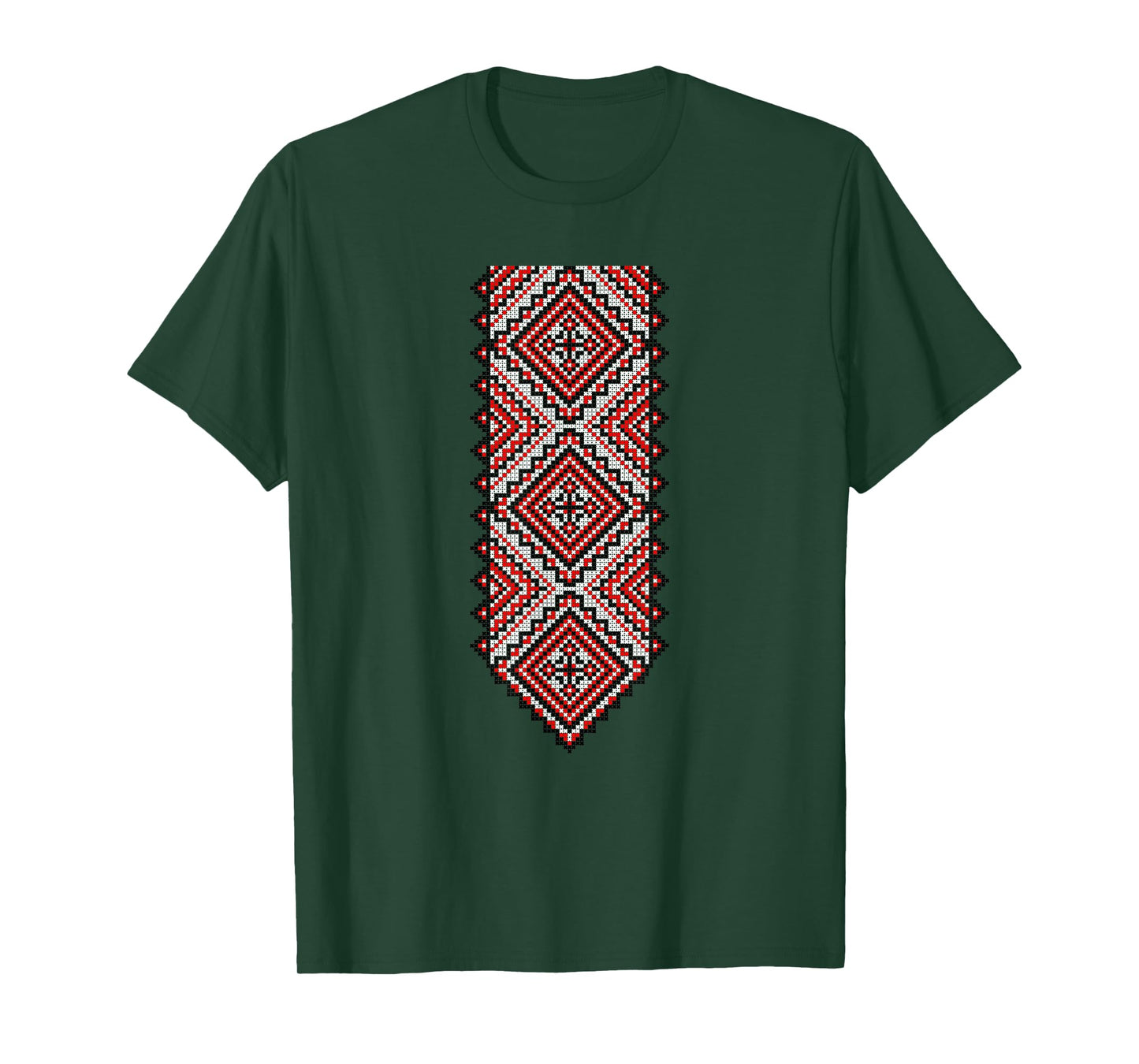 Ukrainian Embroidery Vyshyvanka Print Folk Ethnic Ornament T-Shirt