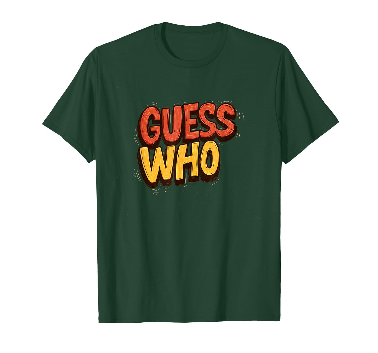 Awesome Guess Who Look Costume T-Shirt
