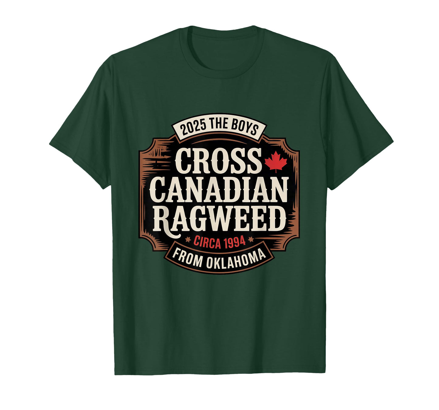 Vintage Cross Canadian Ragweed 2025 Music Band Fans T-Shirt