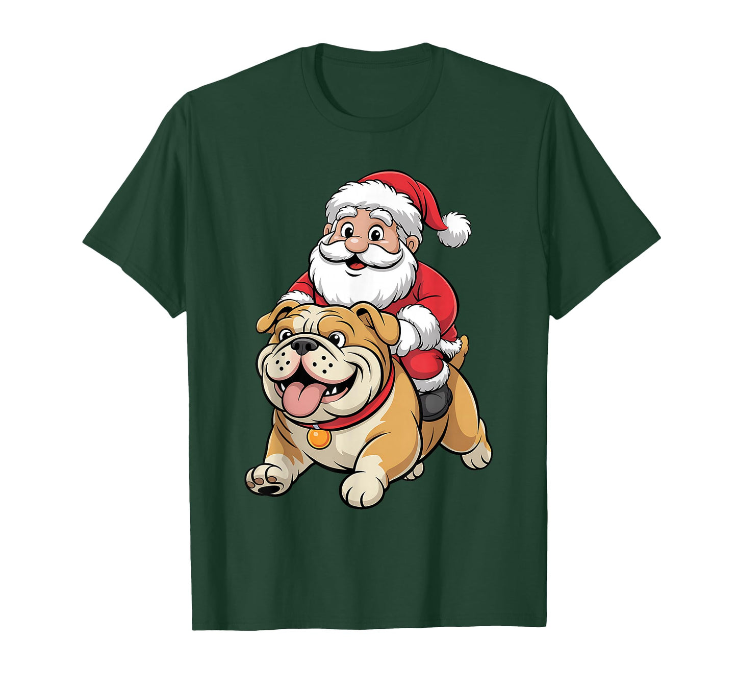 English Bulldog Dog Lover Kids Men Women Christmas Pajama T-Shirt