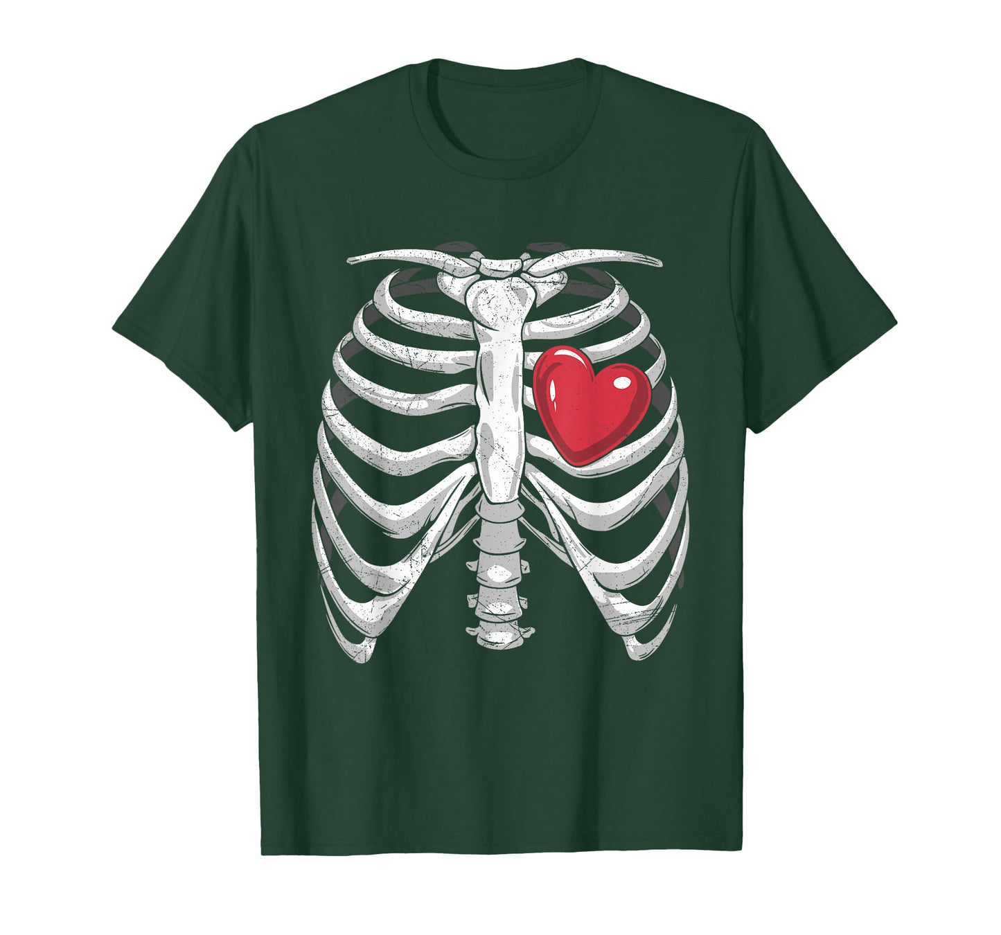 Skeleton Rib Cage Graphic graphic for Halloween Lovers T-Shirt