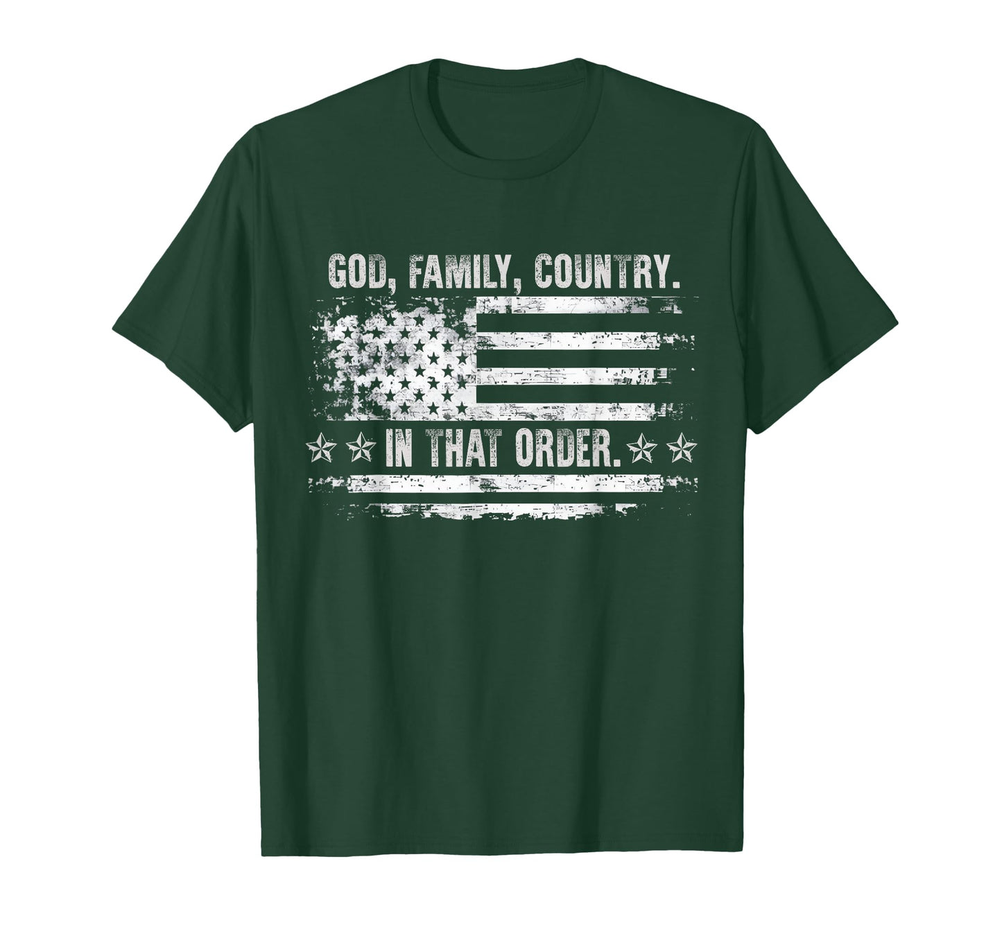 God Family Country Patriotic Faith Pride USA for Supporters T-Shirt