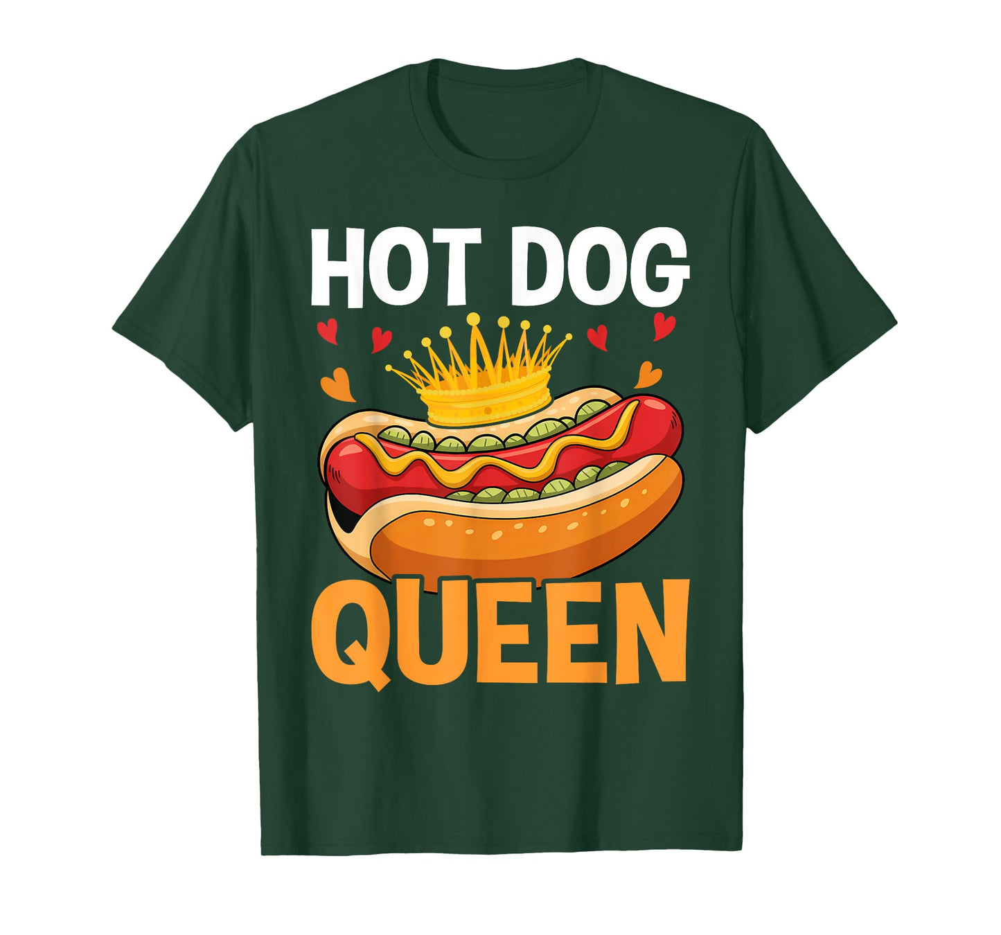 Hot Dog Queen - Hot Dog Lover Fast Food Wiener T-Shirt
