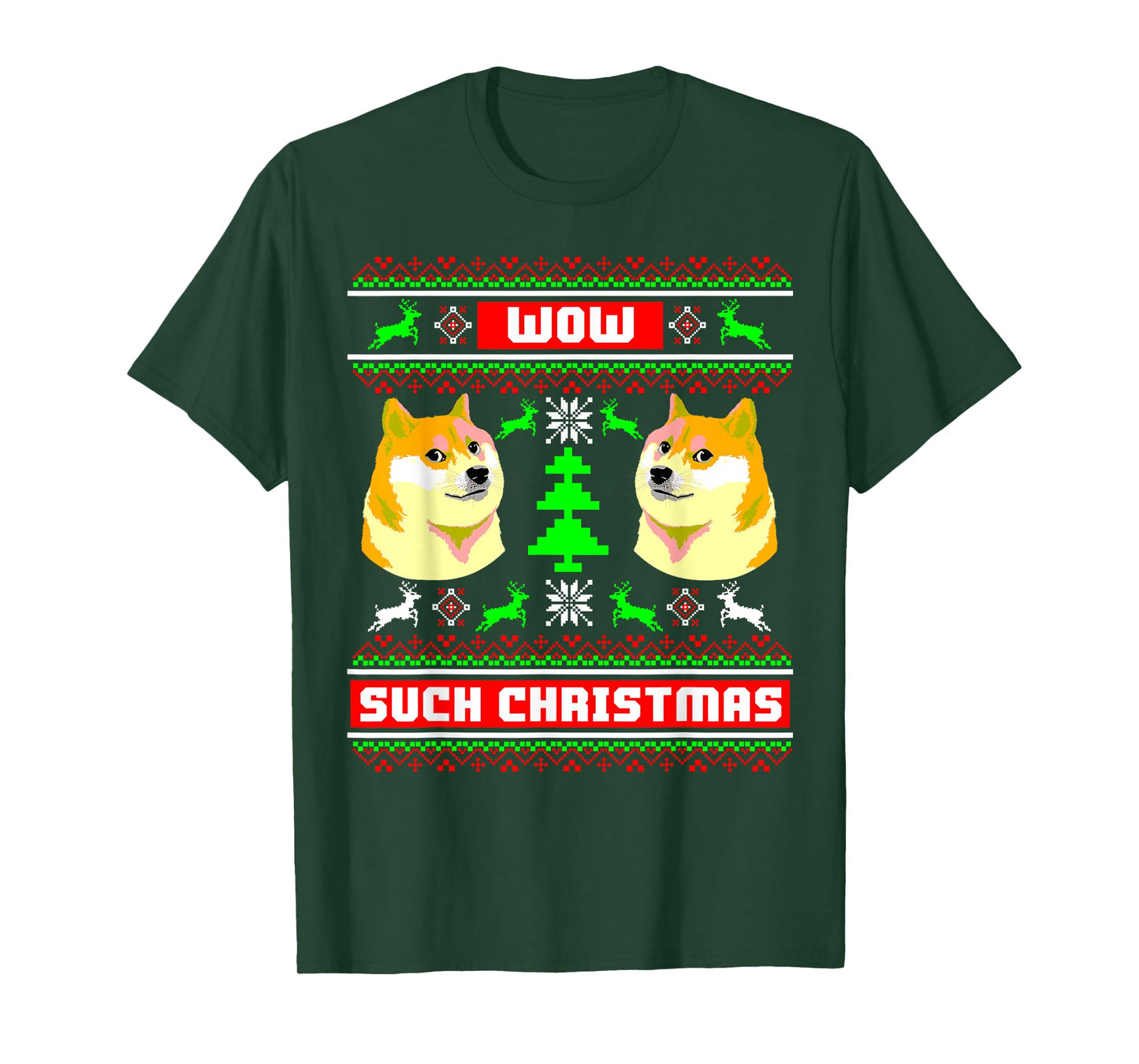 Doge Meme Funny Doge shirt Dog Ugly Christmas T-Shirt