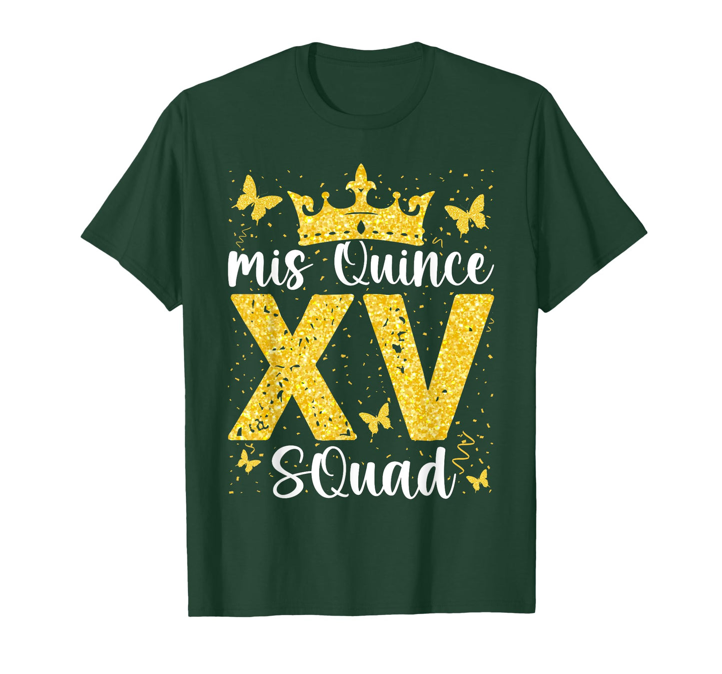 15th Birthday Mis Quince Squad Quinceanera T-Shirt