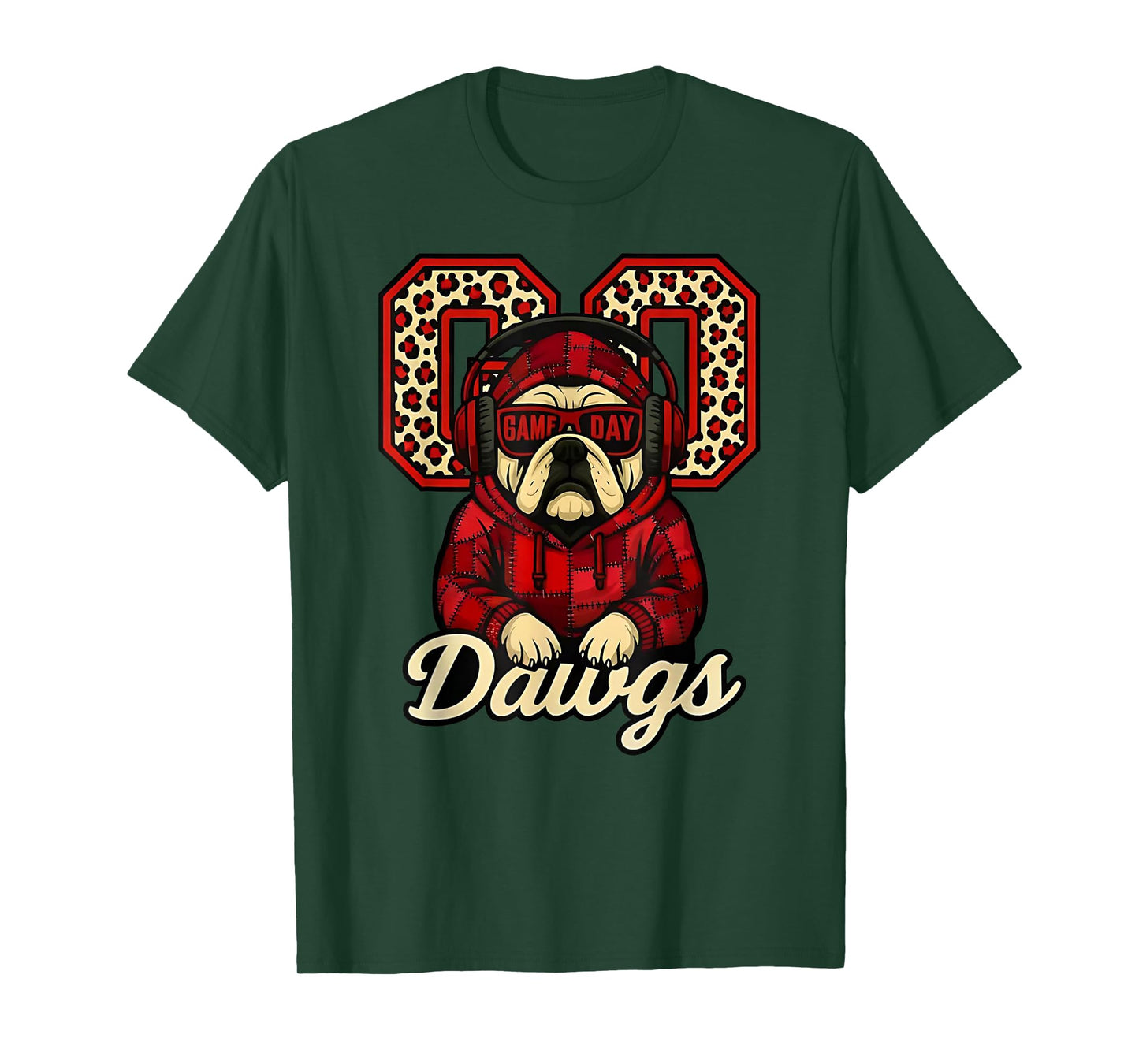 Go Dawgs Funny Bulldogs Patchwork Quilt for Dog Lover T-Shirt