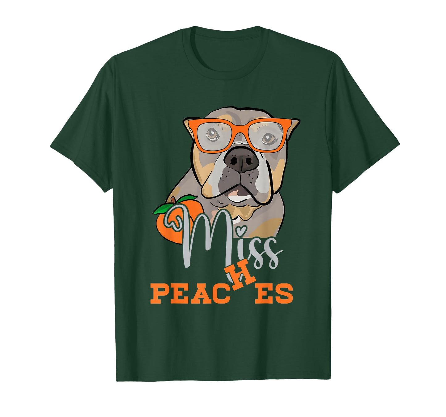 Miss a Peaches Pitbull Dog Animal Pet Lover Humor T-Shirt