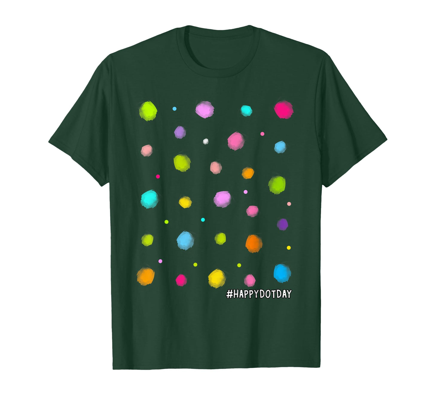 Dot Day 2025 Colorful Polka Dots Kids Girls Happy Dot Day T-Shirt