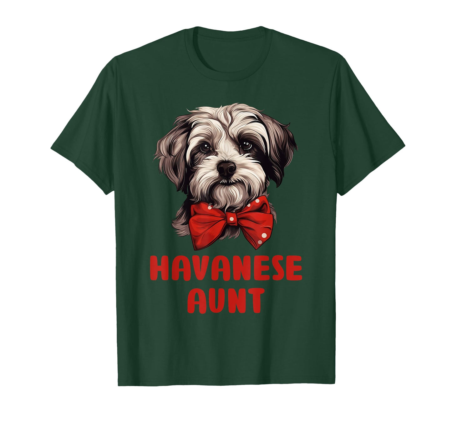 Cute Havanese Aunt Dog Lovers Gift Funny Havanese Owner T-Shirt