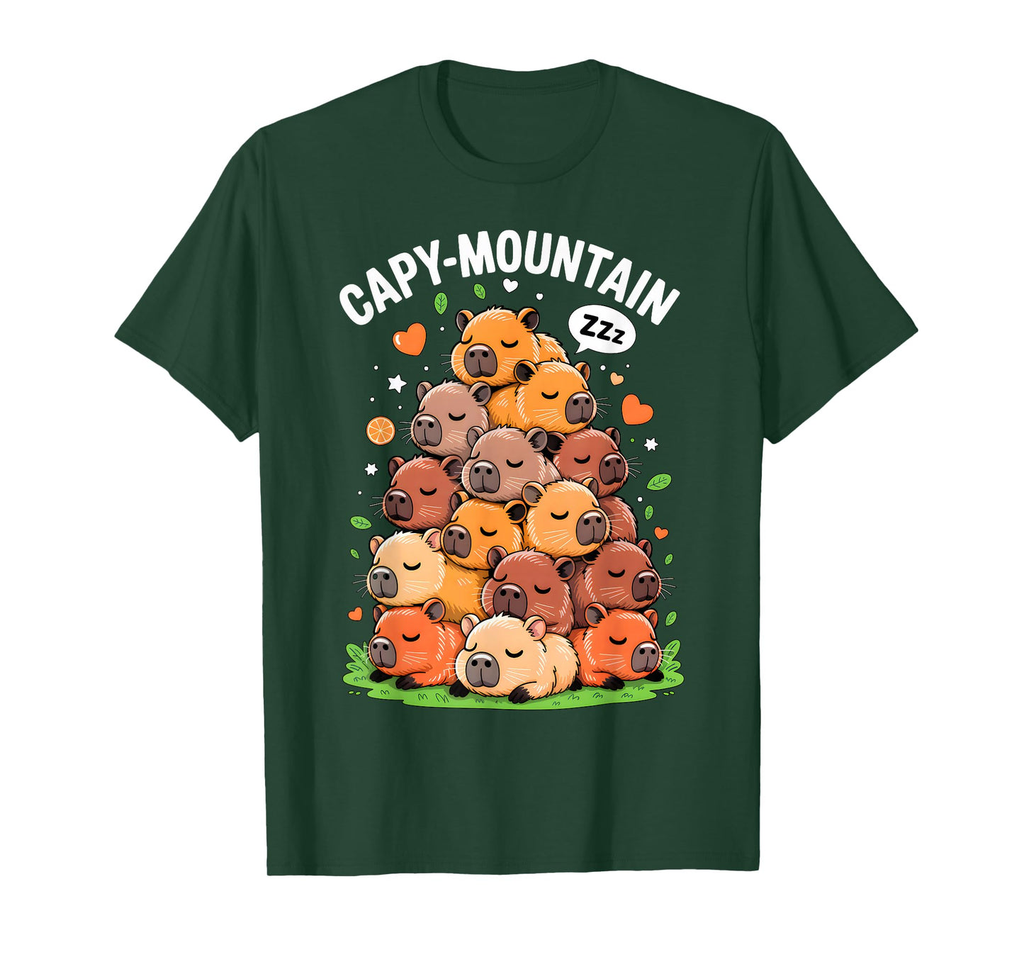 Cozy Capy-Mountain Cute Capybara Lovers for Men Women Kids T-Shirt