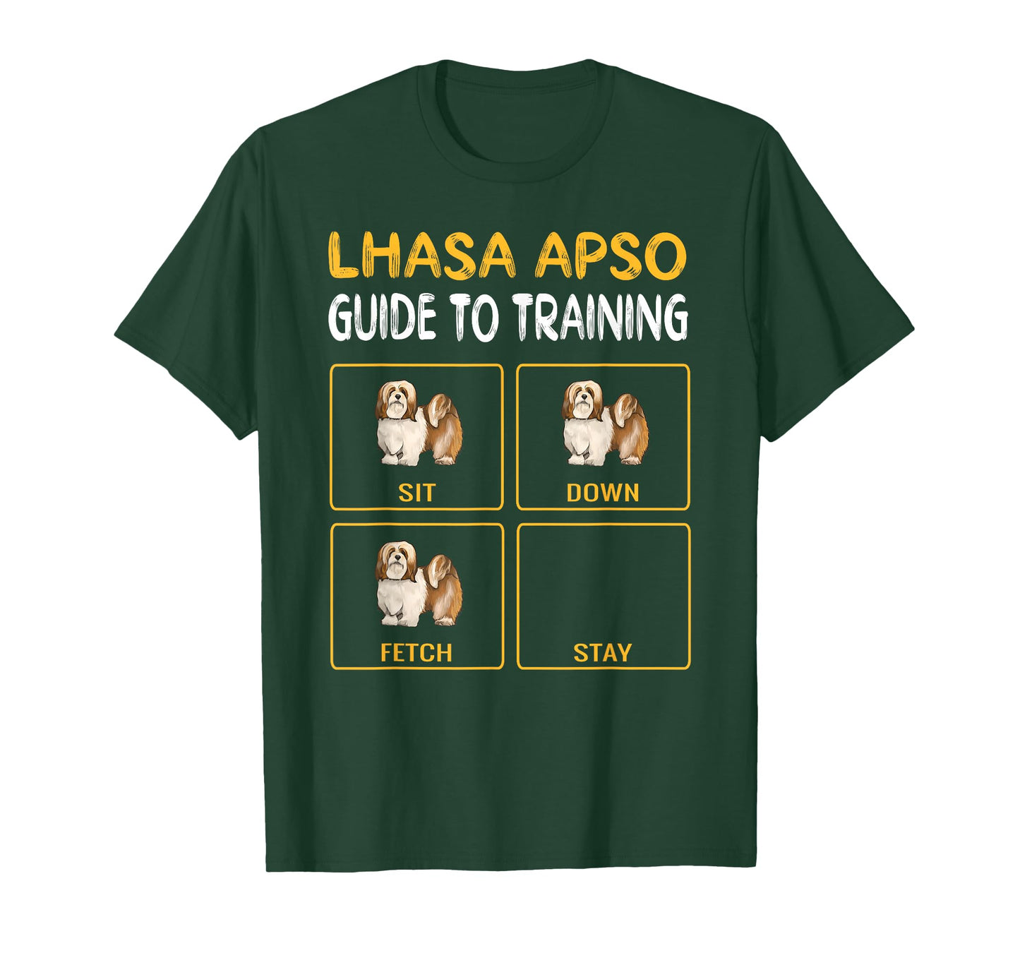 Lhasa Apsos Guide To Training Dog Obedience T-Shirt