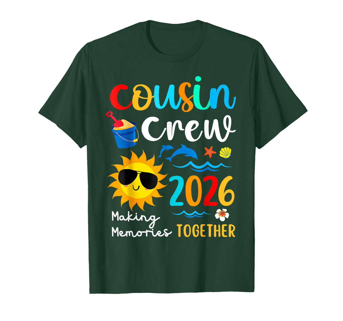 Cousin Crew 2026 Making Memories Summer Family Vacation T-Shirt