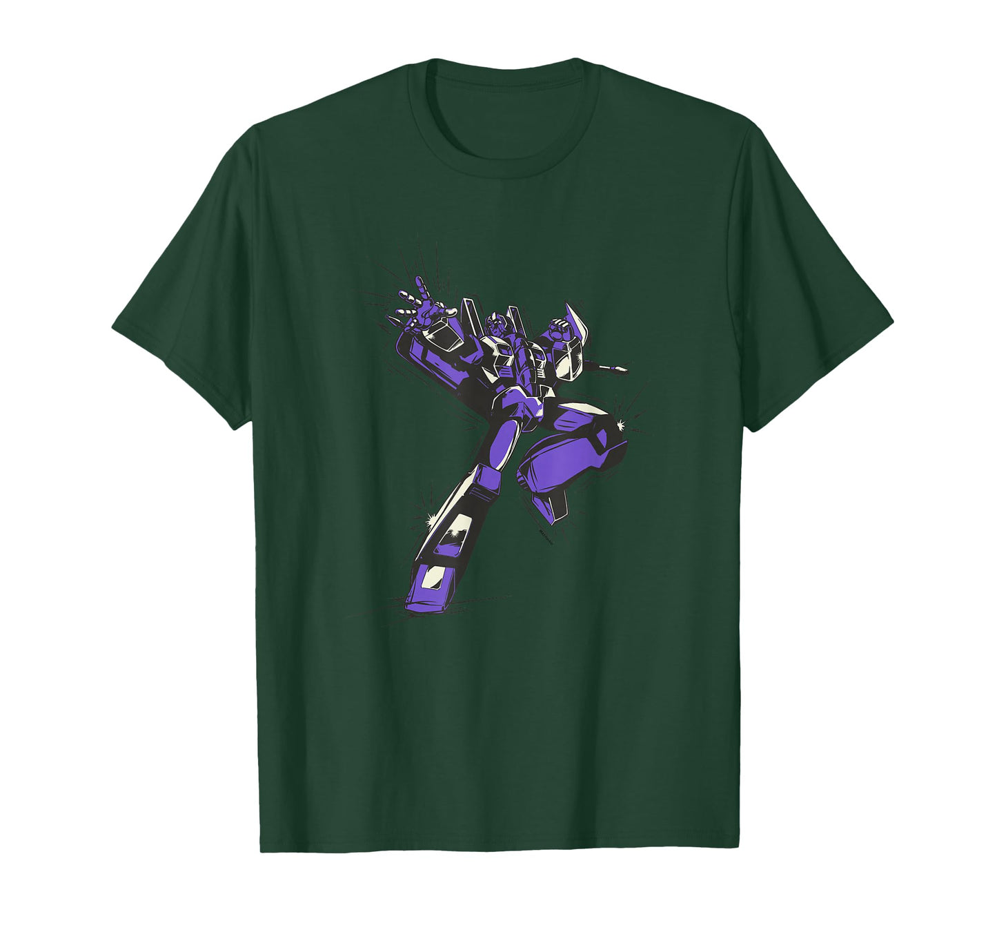 Transformers Starscream Battle Pose Japanese Comic Style T-Shirt