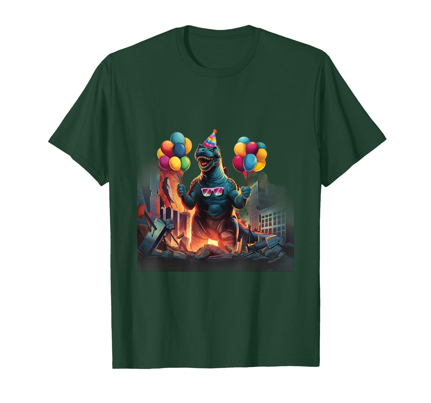 Kaiju Birthday Party Japan Monster Movie Bday Japanese T-Shirt