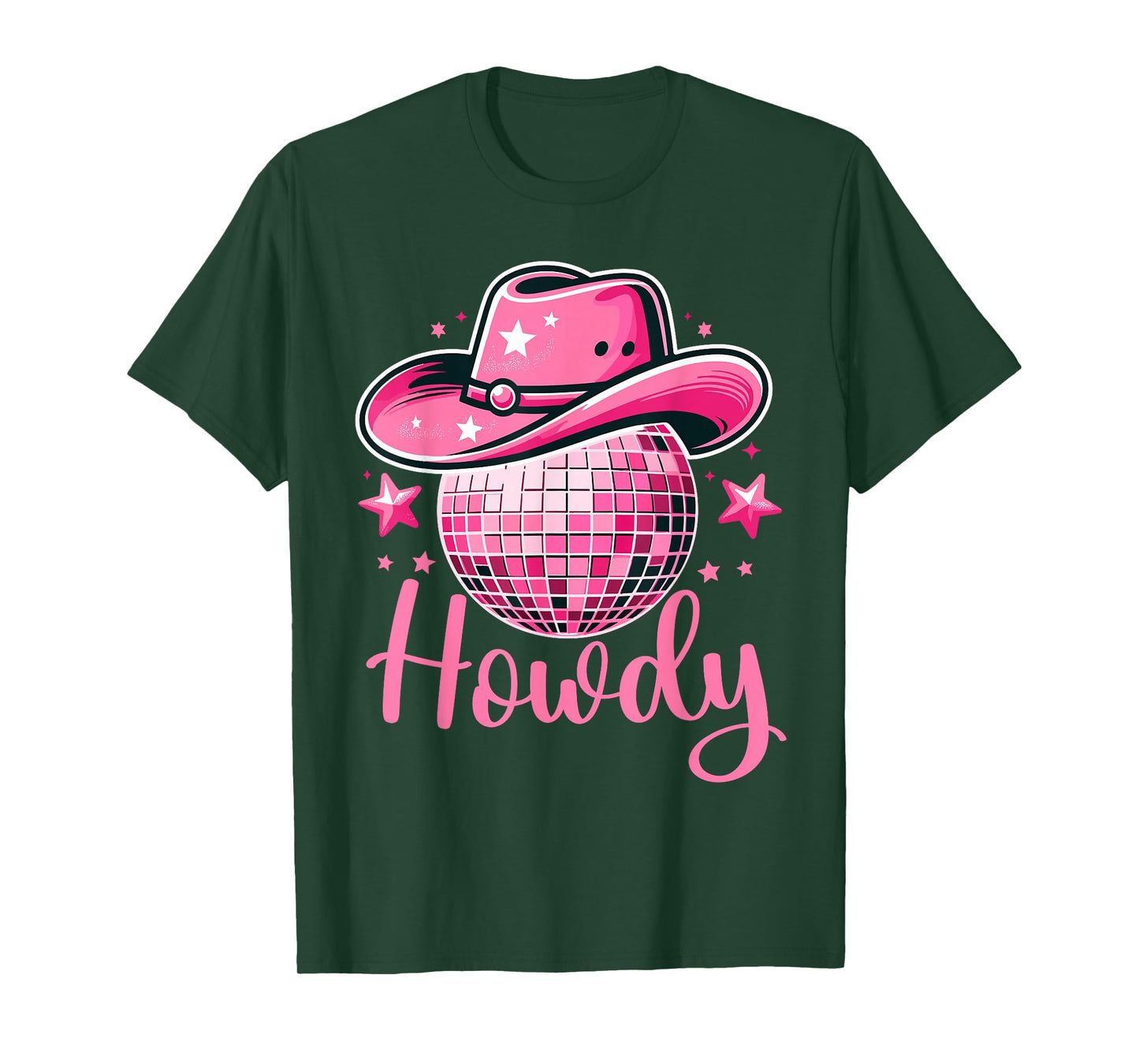 Western Cowgirl Rodeo Disco Retro Bachelorette Party T-Shirt