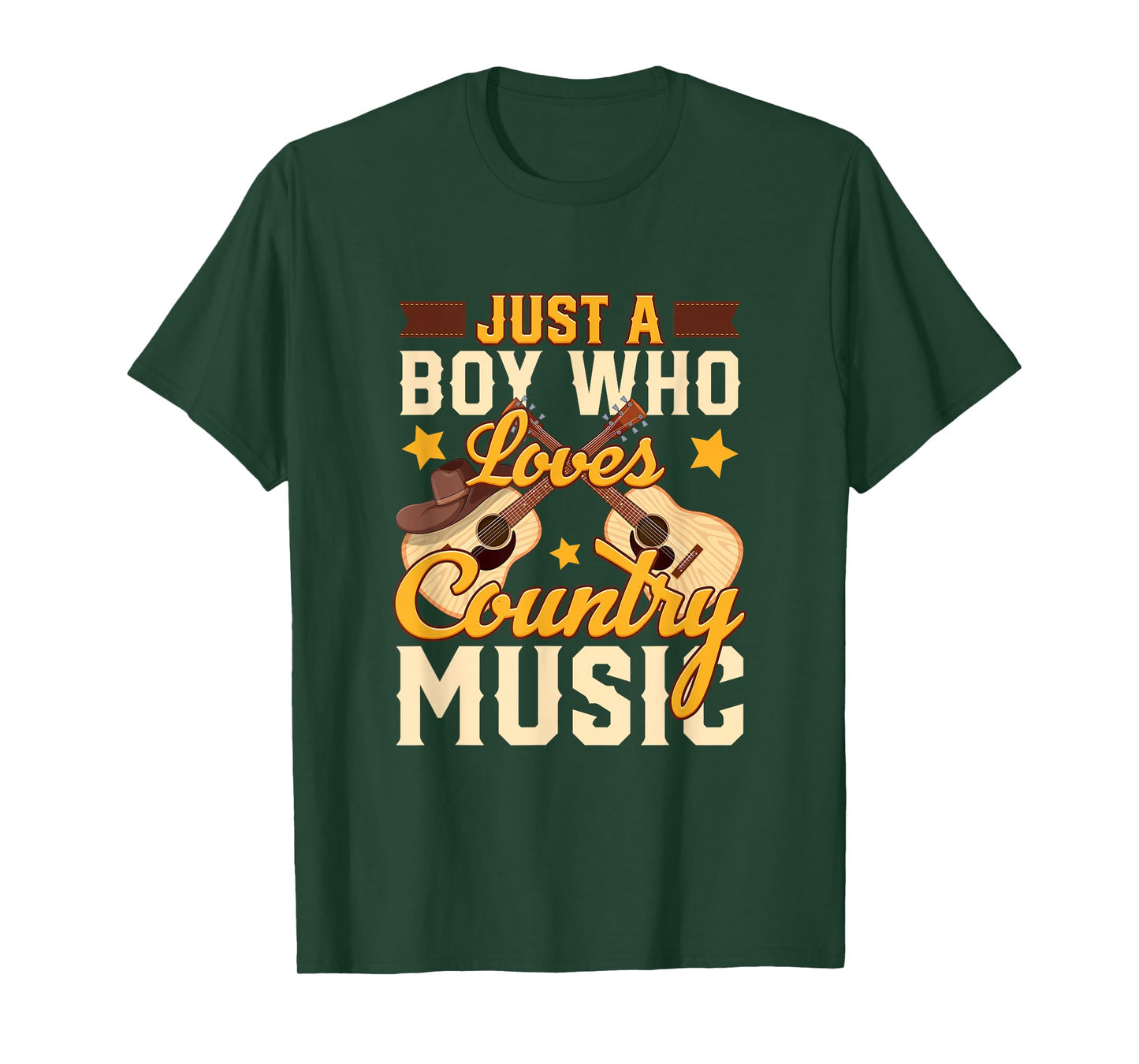Just A Boy Who Loves Country Music T-Shirt