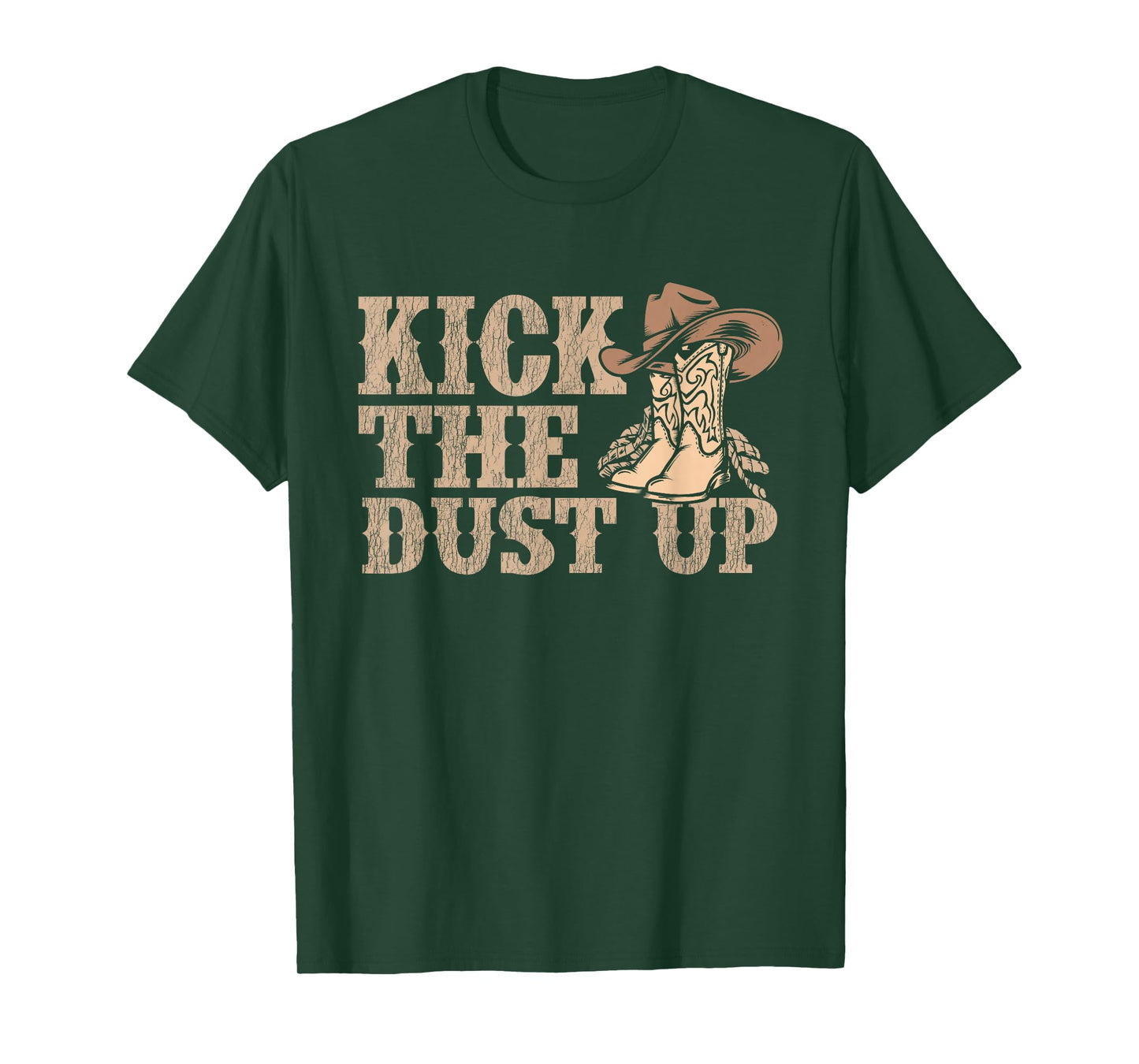 Kick The Dust Up - Country Music Western Dancer Cowgirl T-Shirt