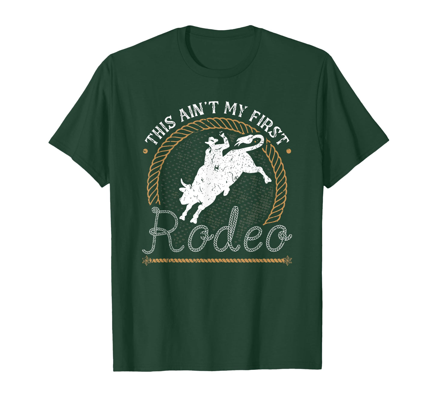 Bull Riding This Aint My First Rodeo Jaripeo Bull Rider T-Shirt
