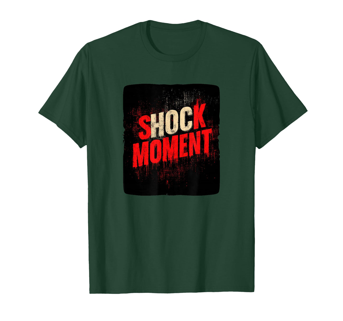 Vibrant Colors and Shock Moment Statement T-Shirt