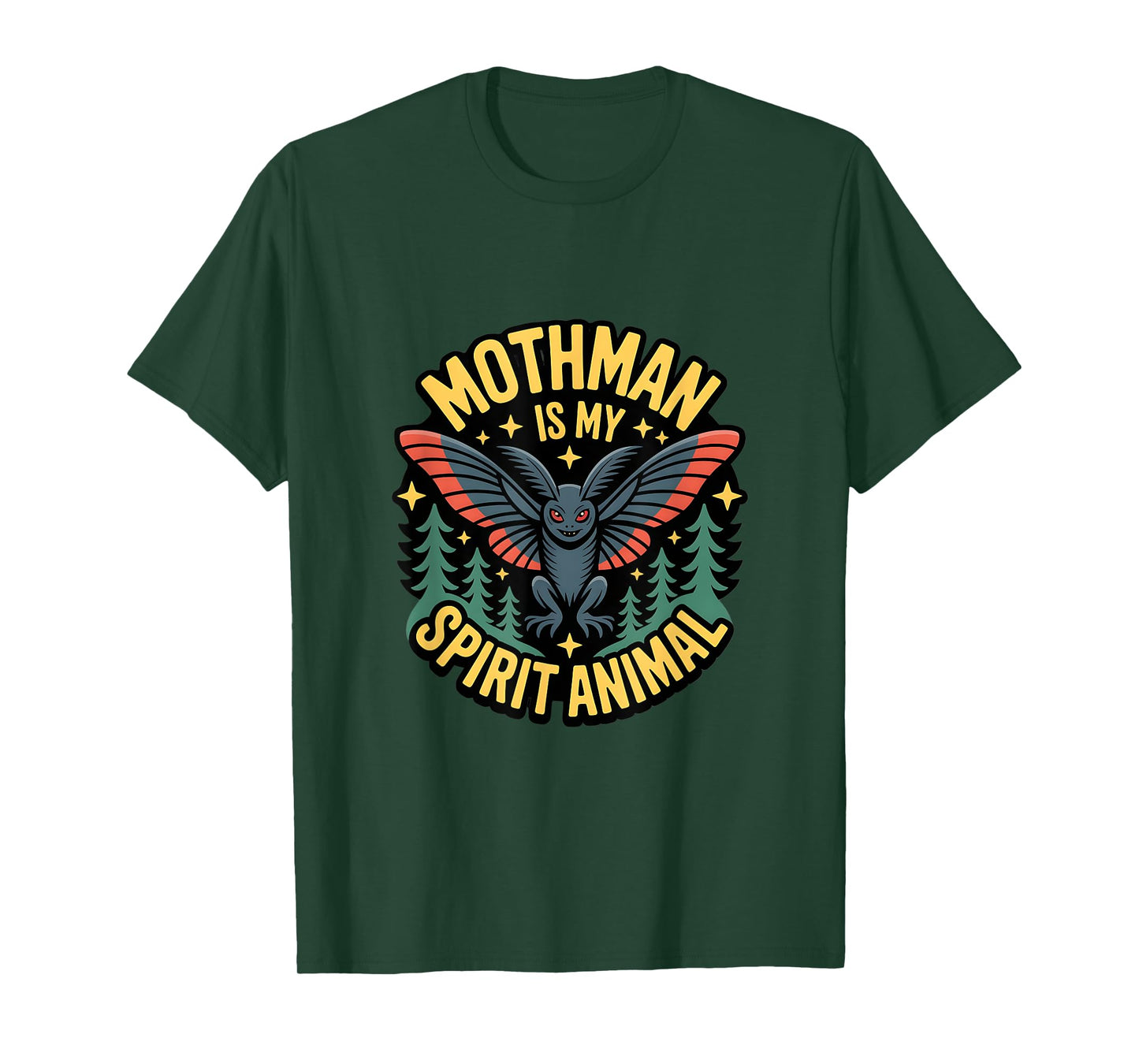 Moth Mann Cryptid Mothman T-Shirt