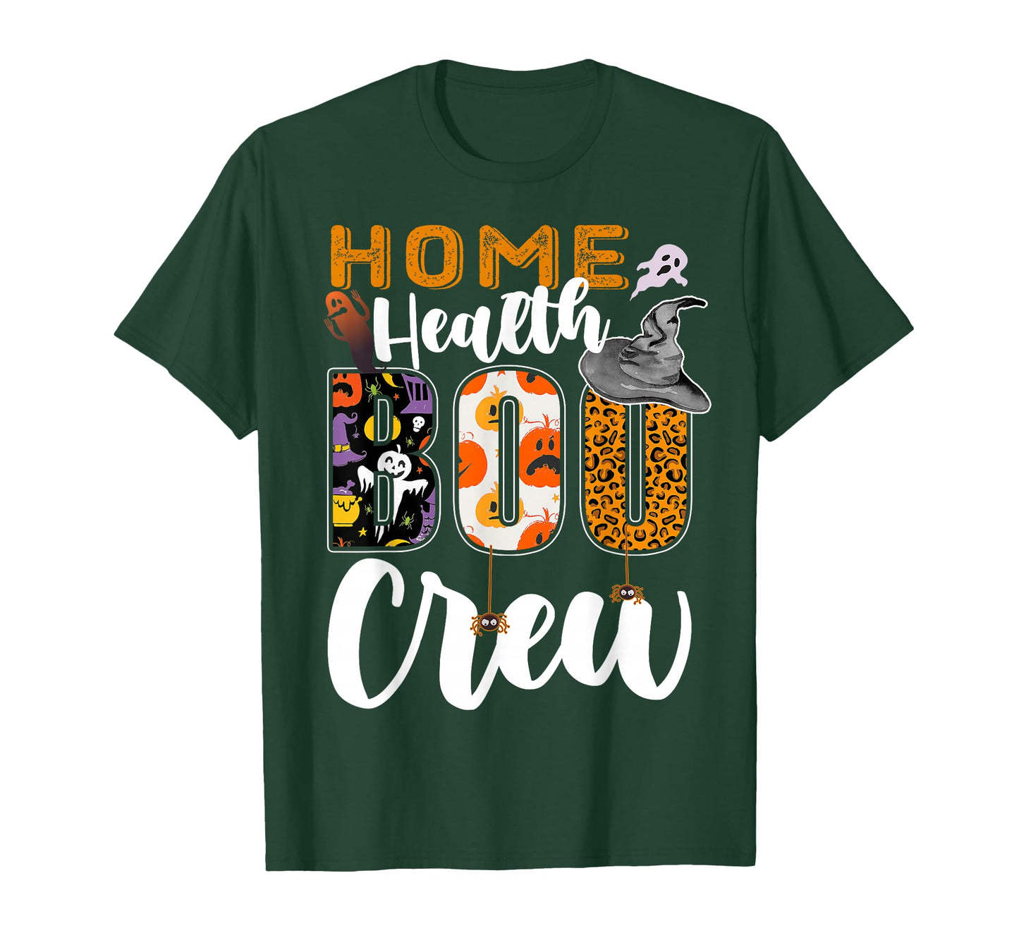 Home Health Boo Crew Halloween Matching Personal Care T-Shirt
