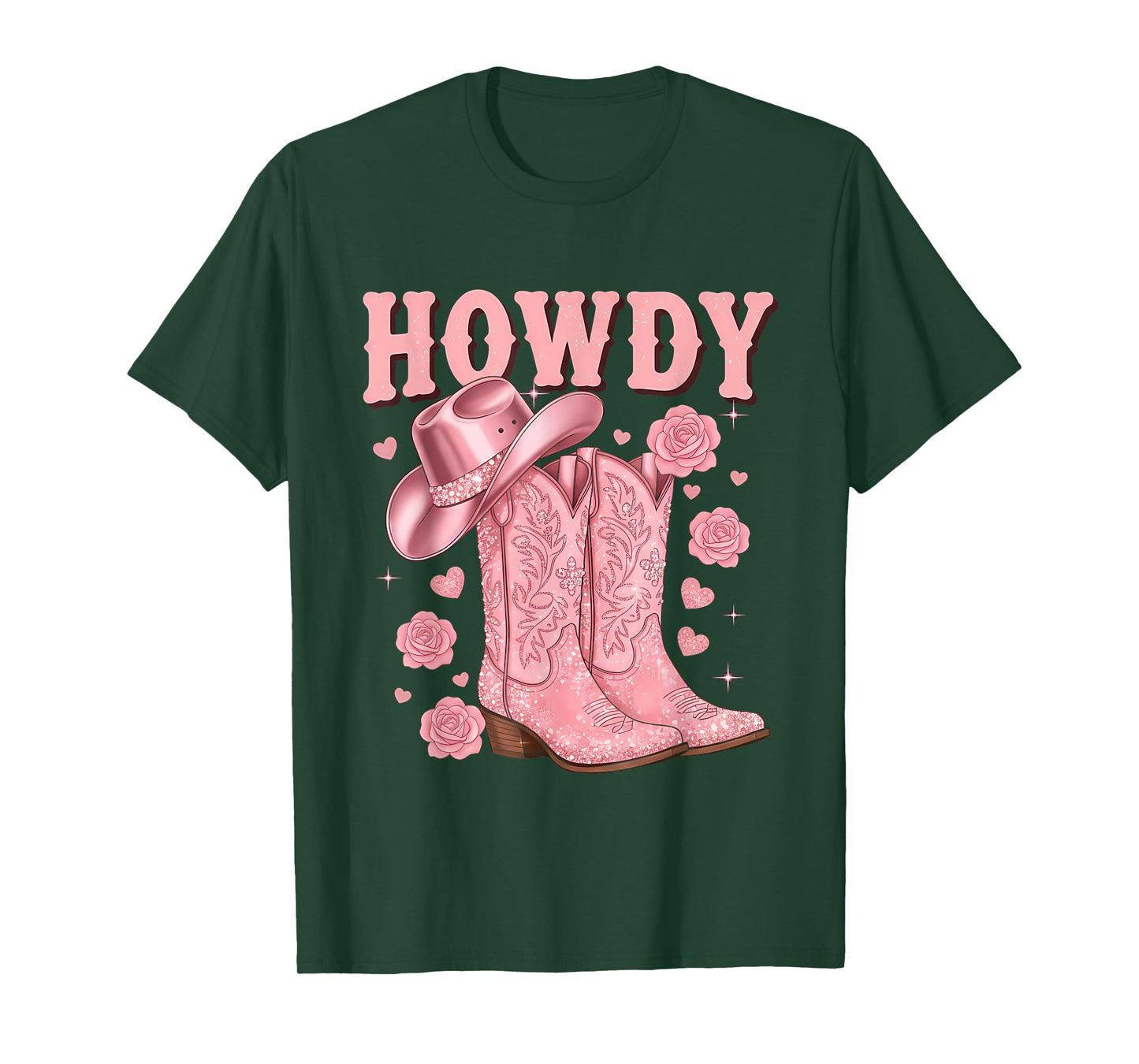 Country Girls Rodeo Woman Pink Cowgirl Howdy T-Shirt