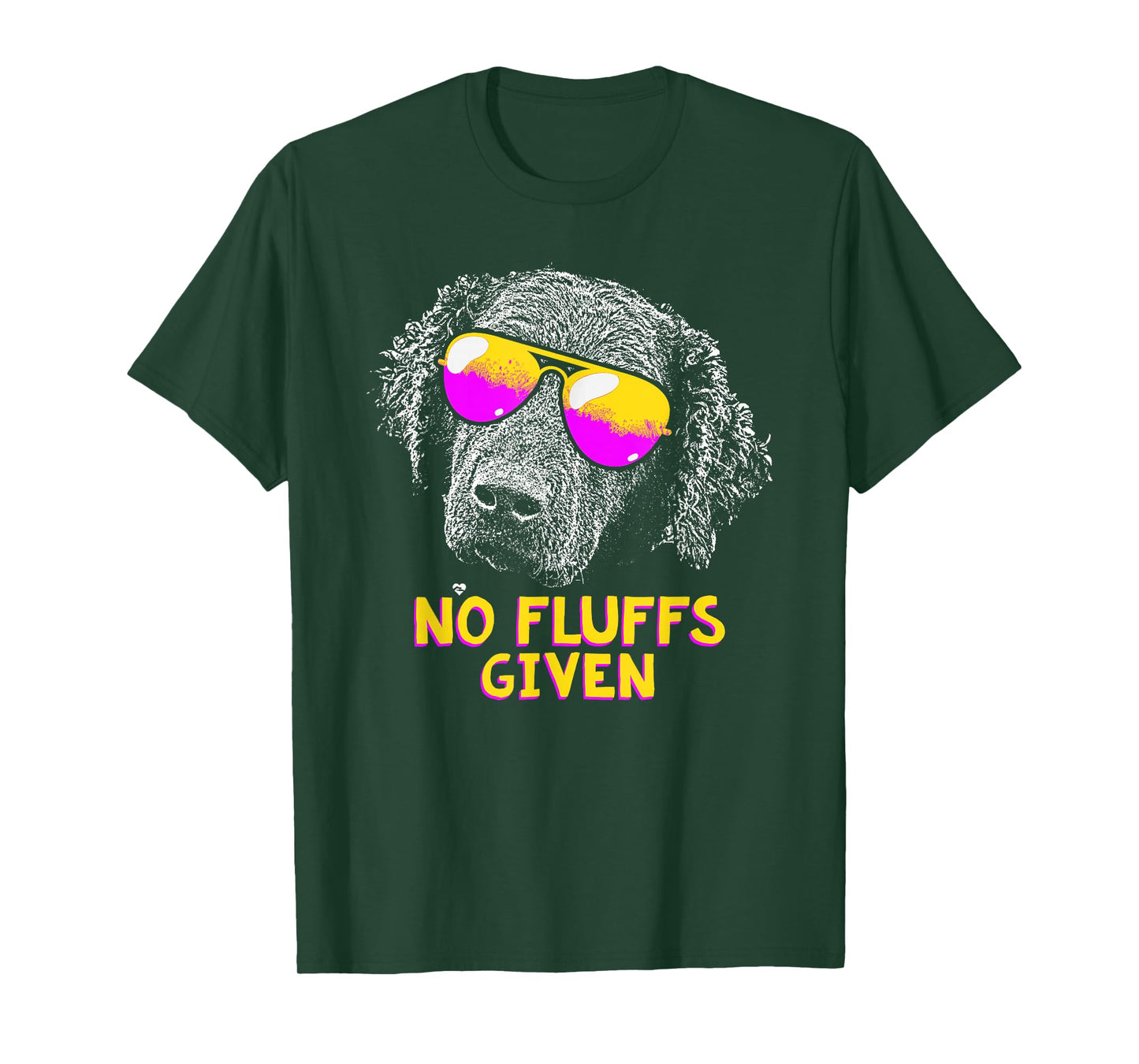 Curly Coated Retriever No Fluffs Funny Shirt T-Shirt
