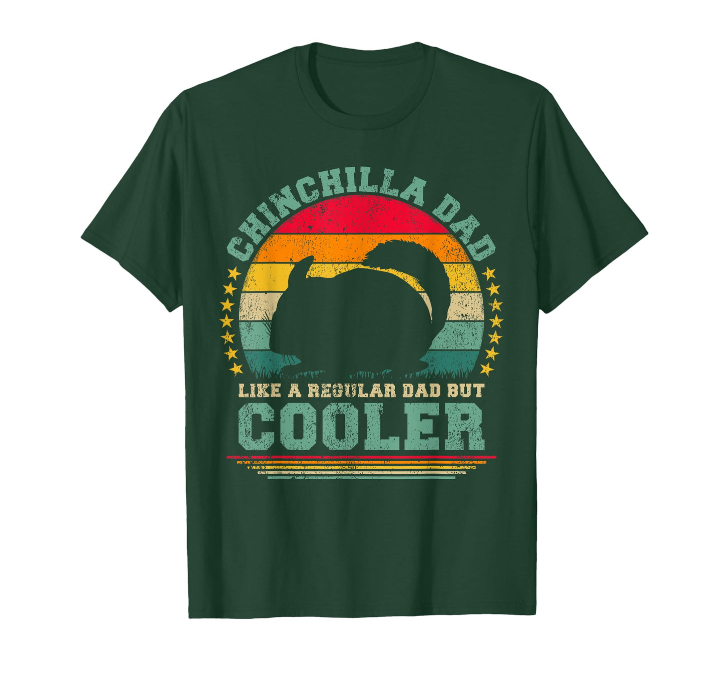 Chinchilla Dad Like A Regular Dad But Cooler Father's Day T-Shirt