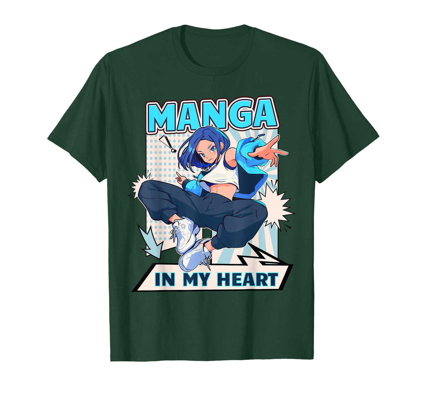 Manga in My Heart Anime Japanese Manga T-Shirt