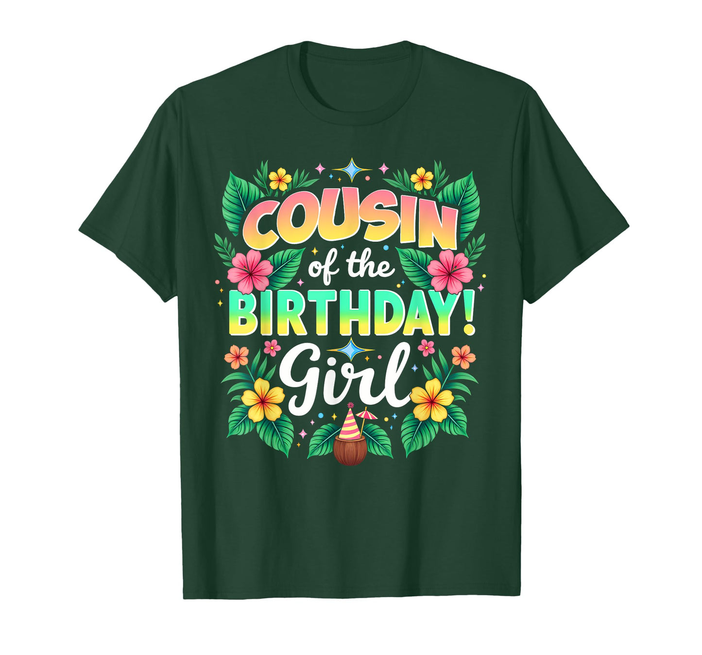 Aloha Hawaii Cousin Of The Birthday Girl T-Shirt