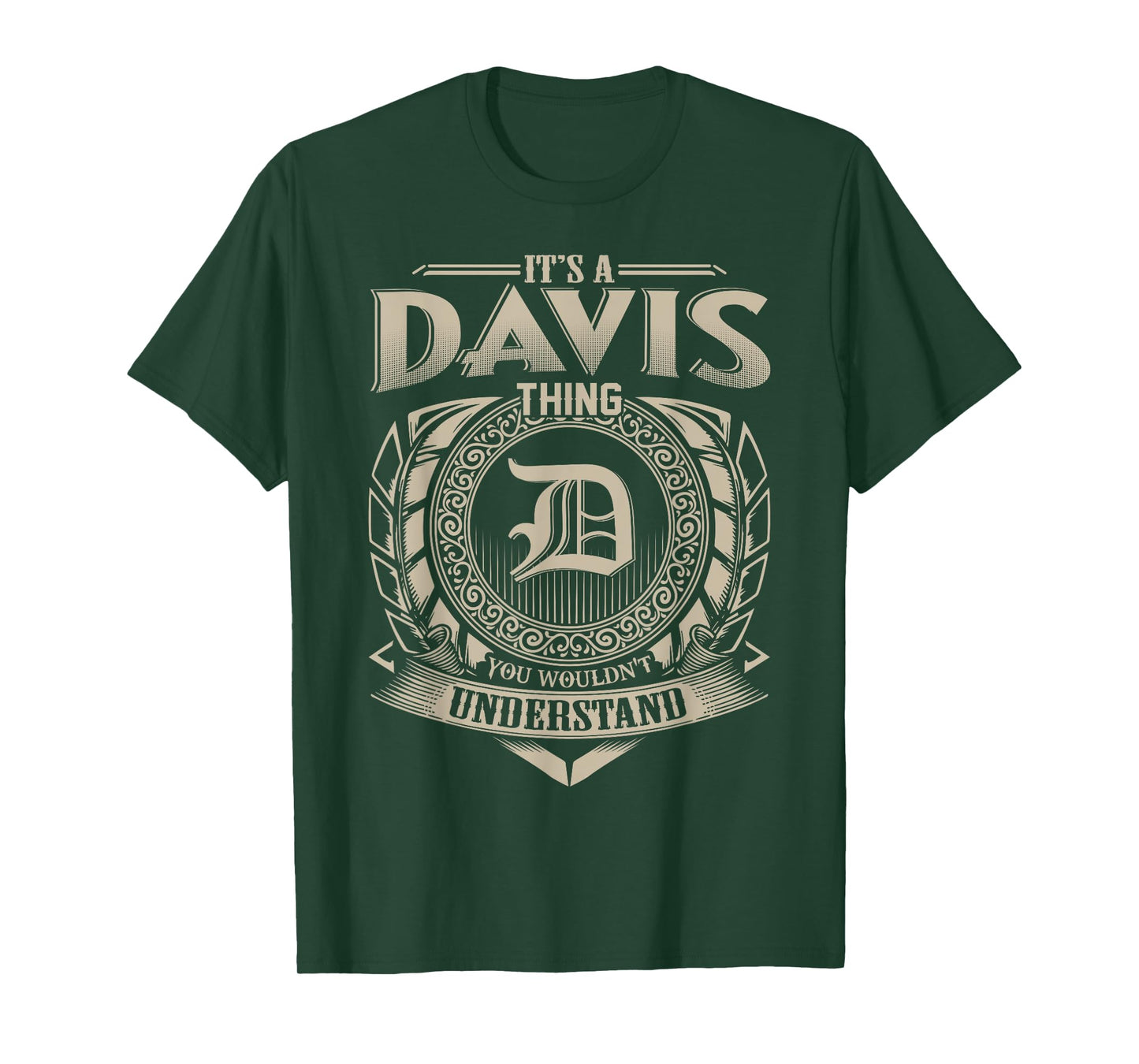 It's A DAVIS Thing You Wouldn't Understand Name Vintage T-Shirt