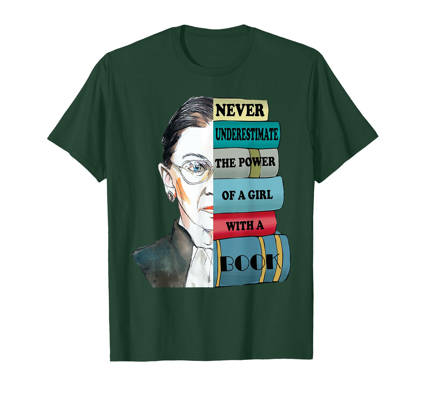 Ruth Bader Ginsburg Costume Top Liberal Feminists Kids Women T-Shirt Small