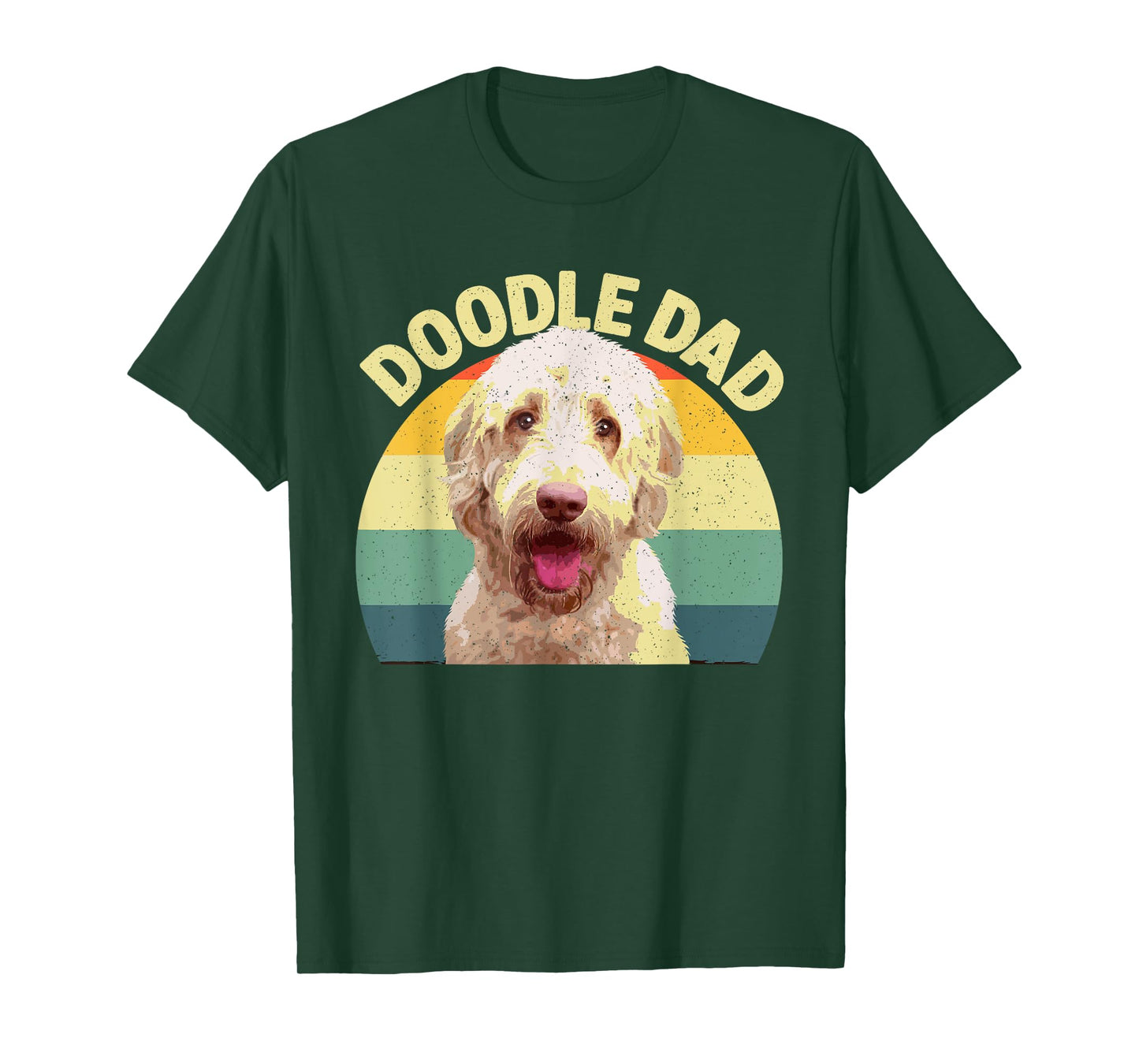 Funny Doodle Dad Art For Men Papa Daddy Goldendoodle Lover T-Shirt