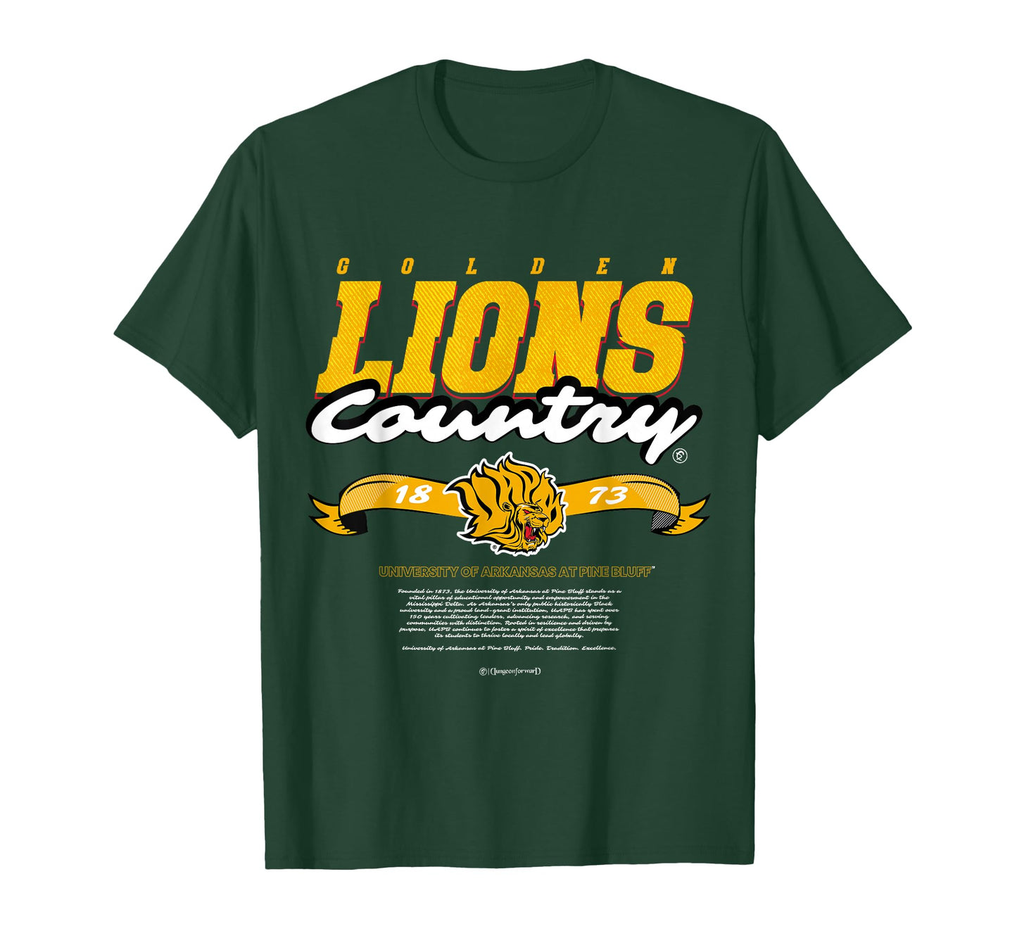 University of Arkansas Pine Bluff UAPB Golden Lions Country T-Shirt