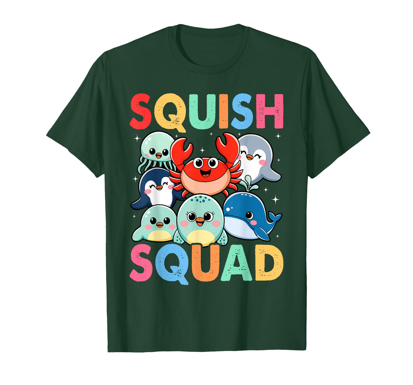 Squish Squad Mallow Soft Toy Cute for Kids Boy Girls T-Shirt