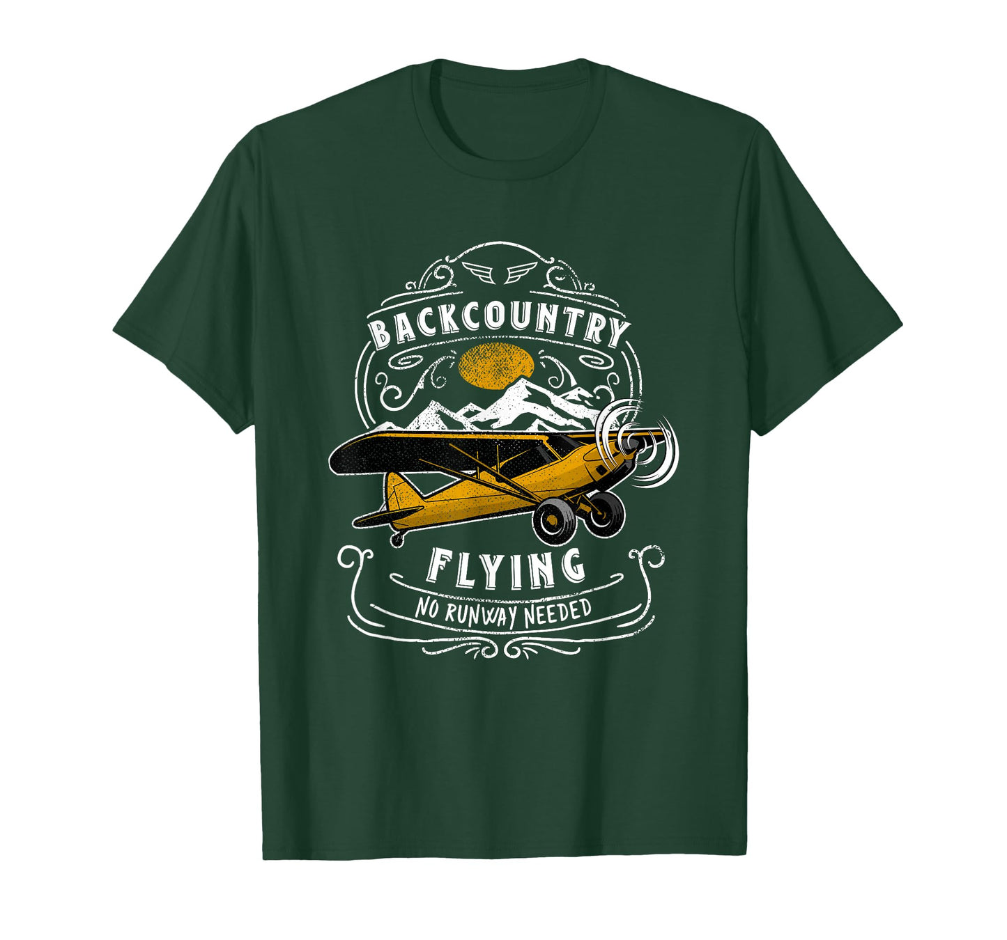 STOL Bush Plane Backcountry Flying Vintage T-Shirt