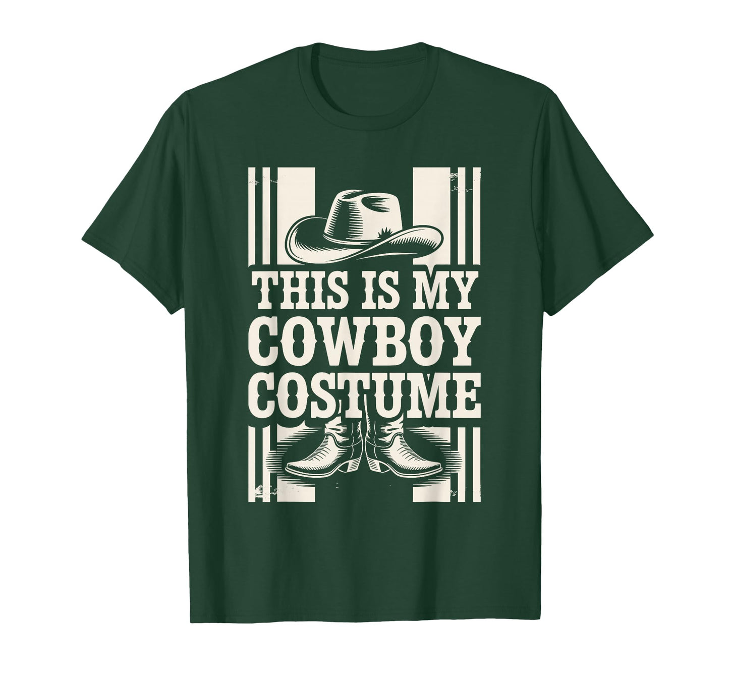 This Is My Cowboy Costume Boots Hat Country Western T-Shirt