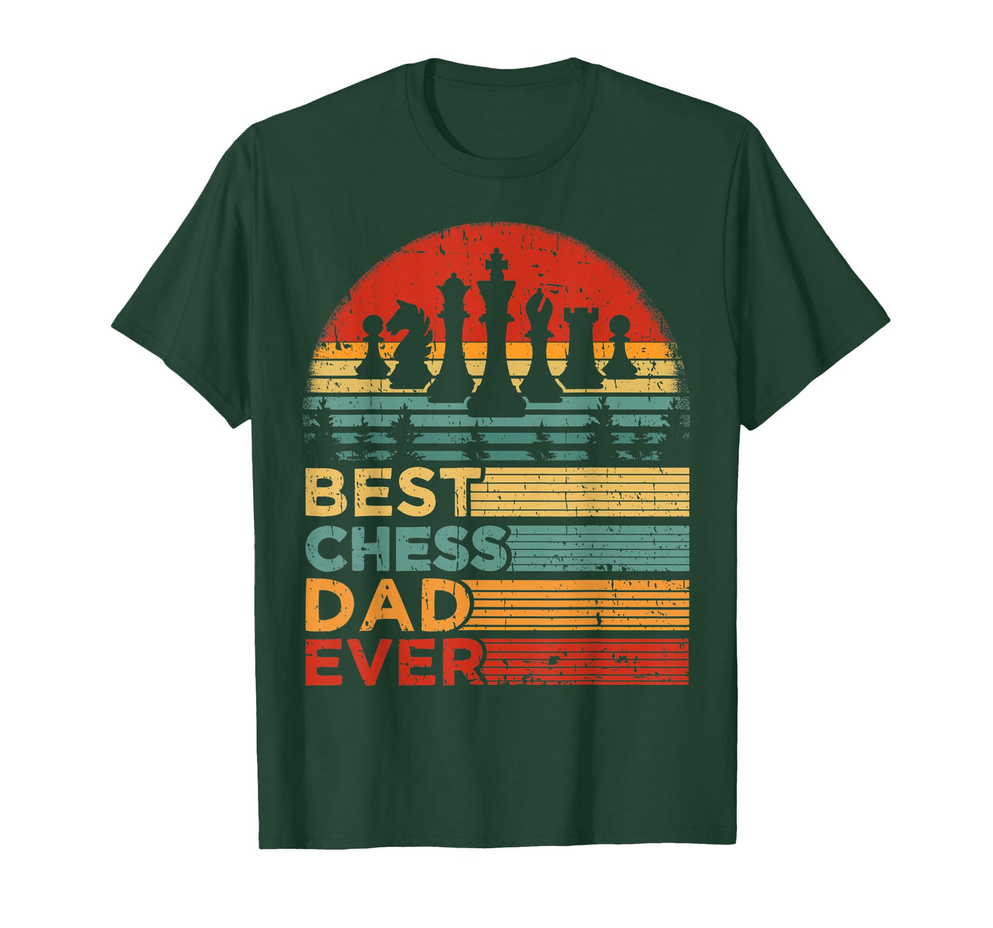 Mens Best Chess Dad Ever Funny Vintage Chess Father's Day T-Shirt