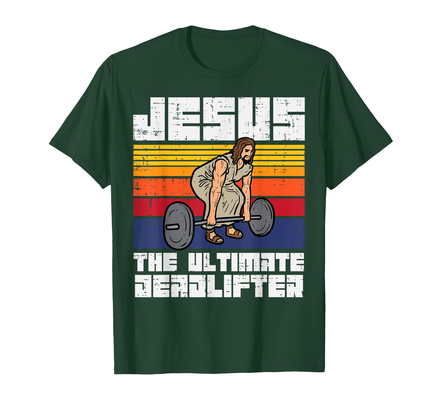 Gym Jesus Ultimate Deadlifter Christian Workout Men Women T-Shirt