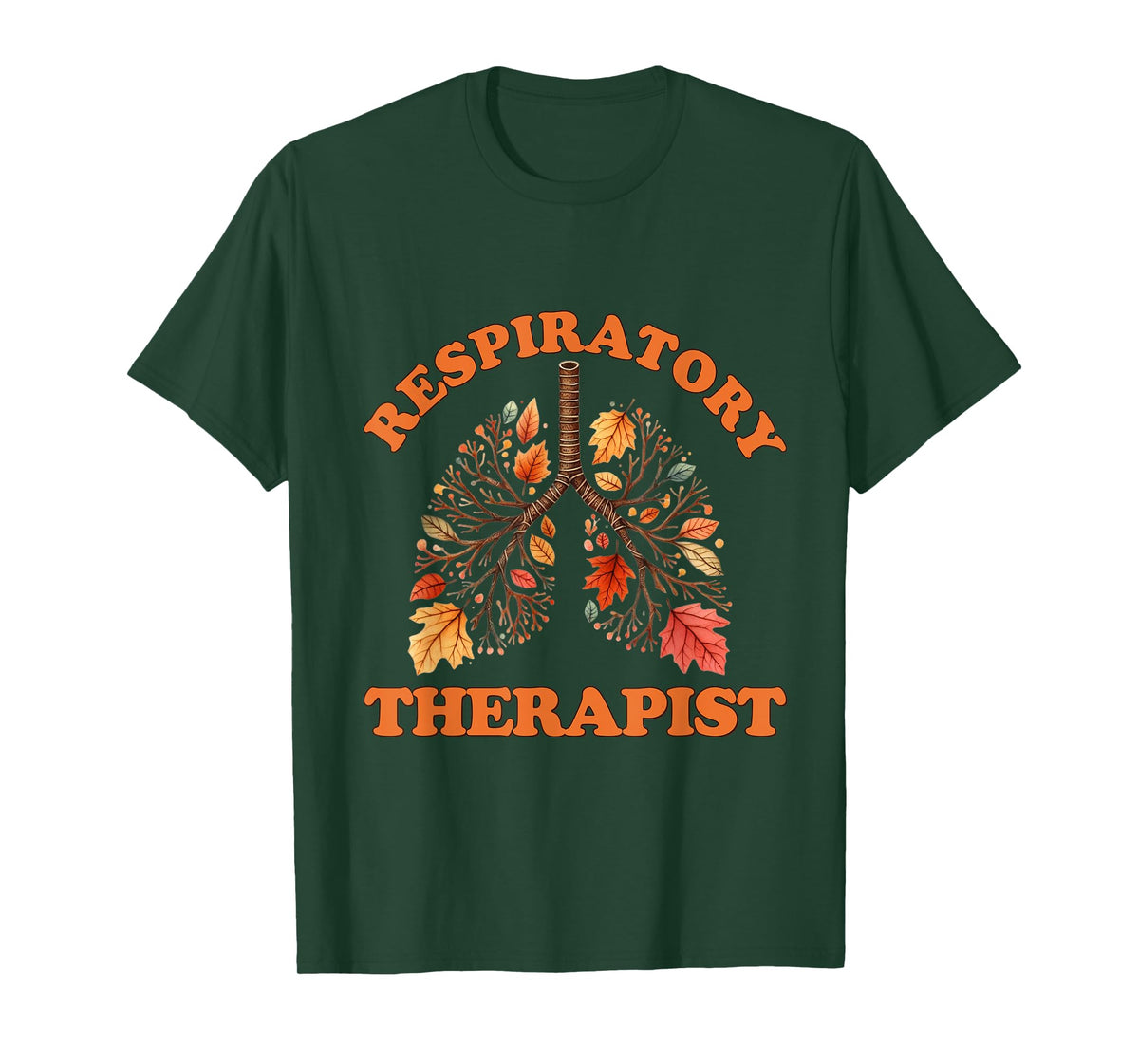 Fall Vibes Respiratory Therapy Life Lung Pumpkin Autumn T-Shirt