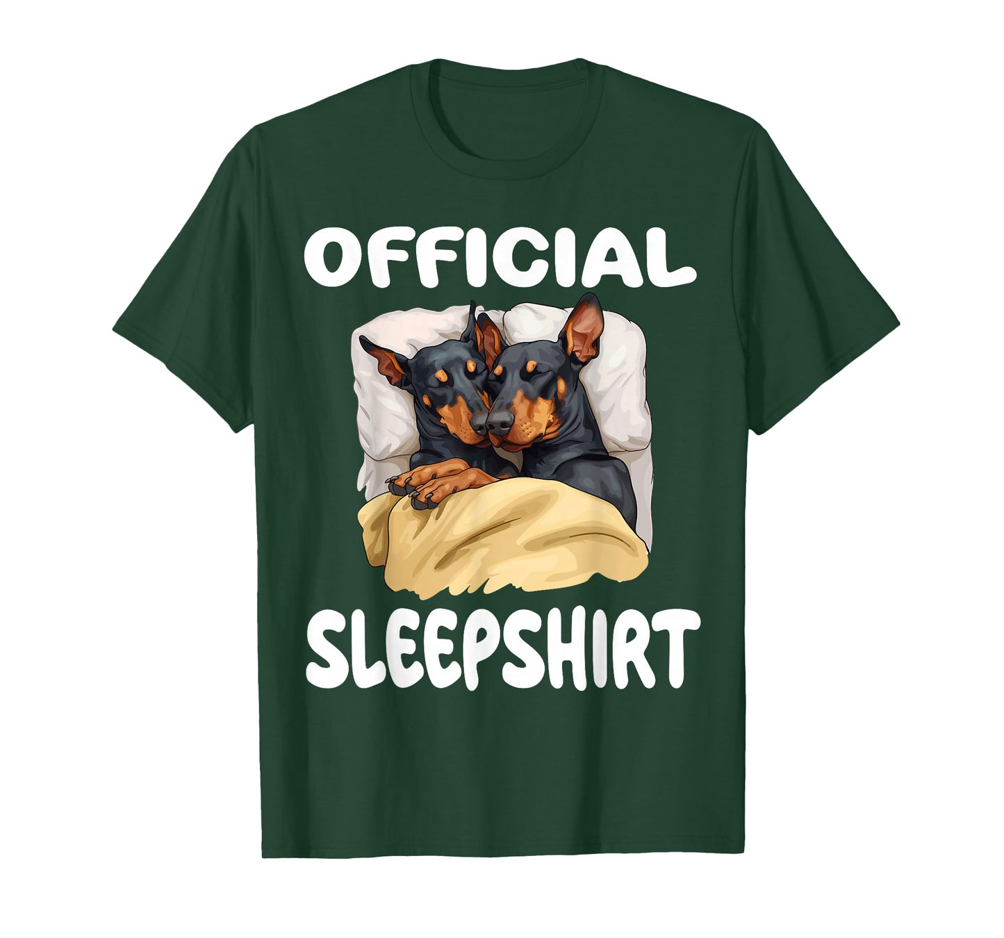 Doberman Pinscher Dog Official Sleepshirt Pajamas Nightgown T-Shirt