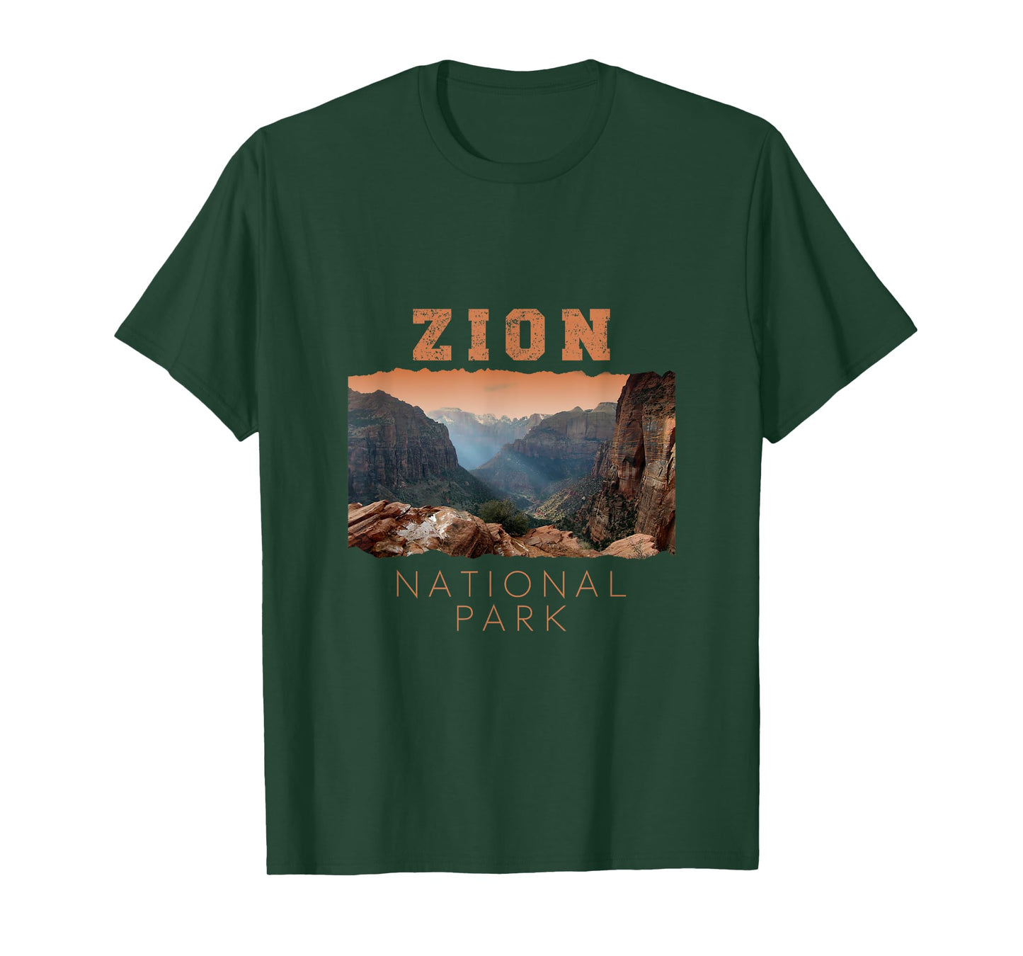 Zion Canyon National Park Utah in United States T-Shirt
