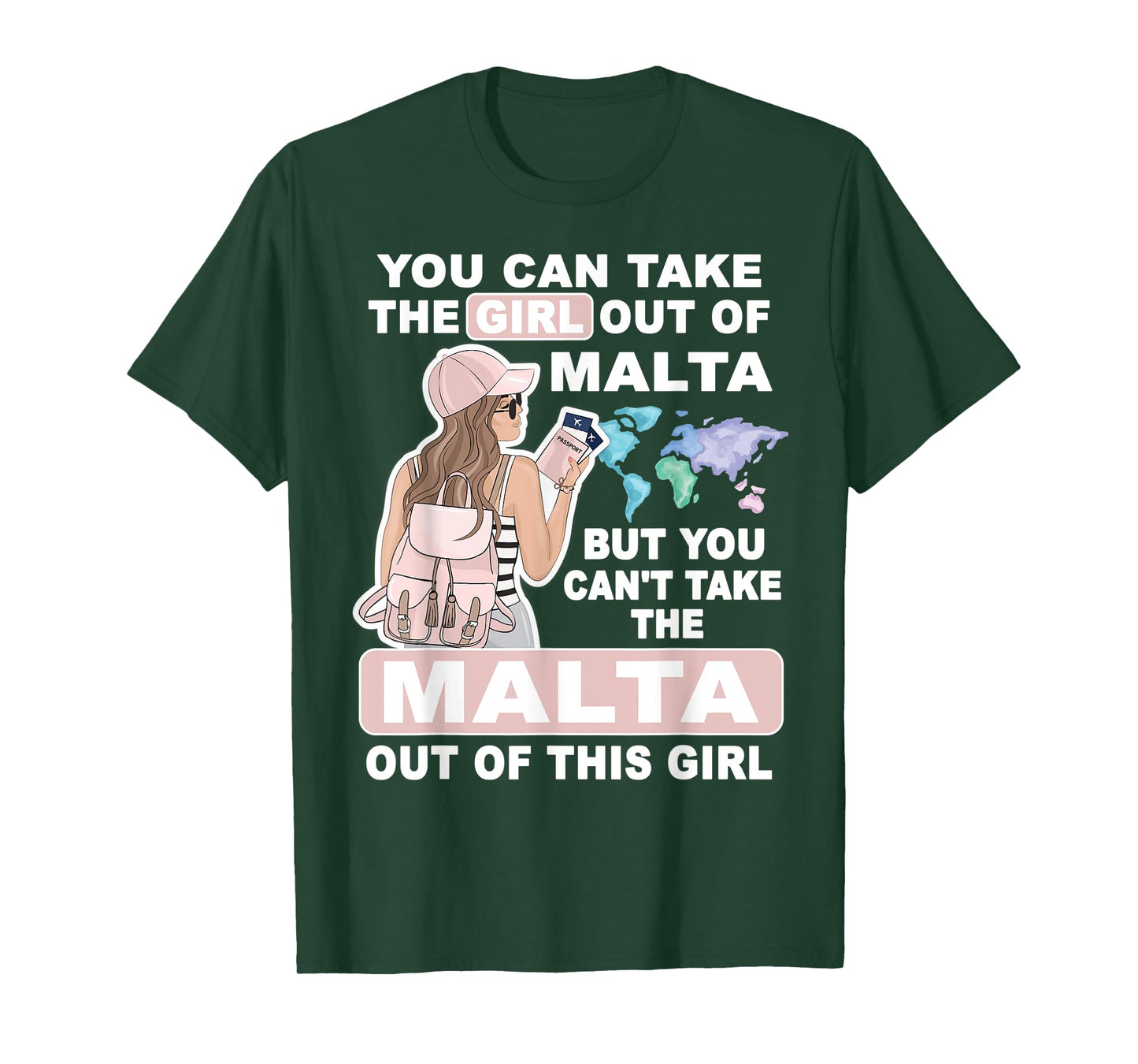 Cool Girl from Malta - Proud Malta Girl T-Shirt