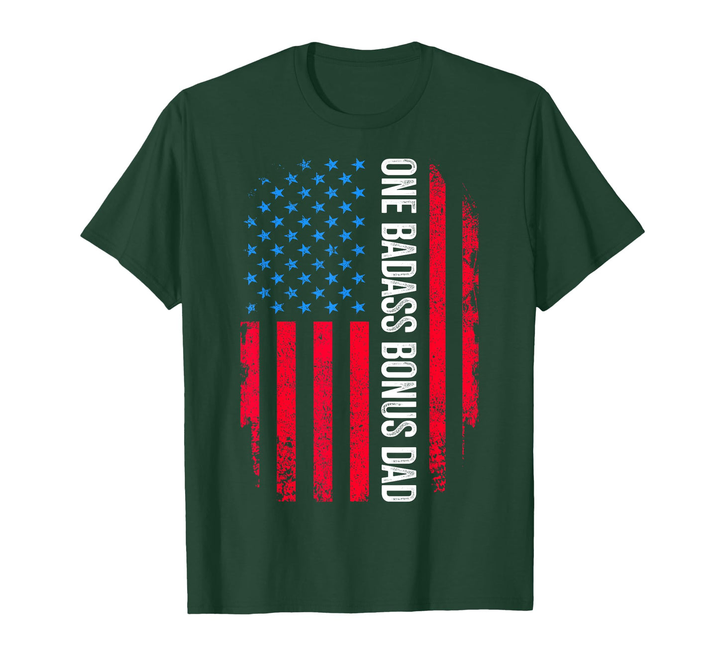 Badass bonus dad stepdad fathers day stepson stepdaughter T-Shirt