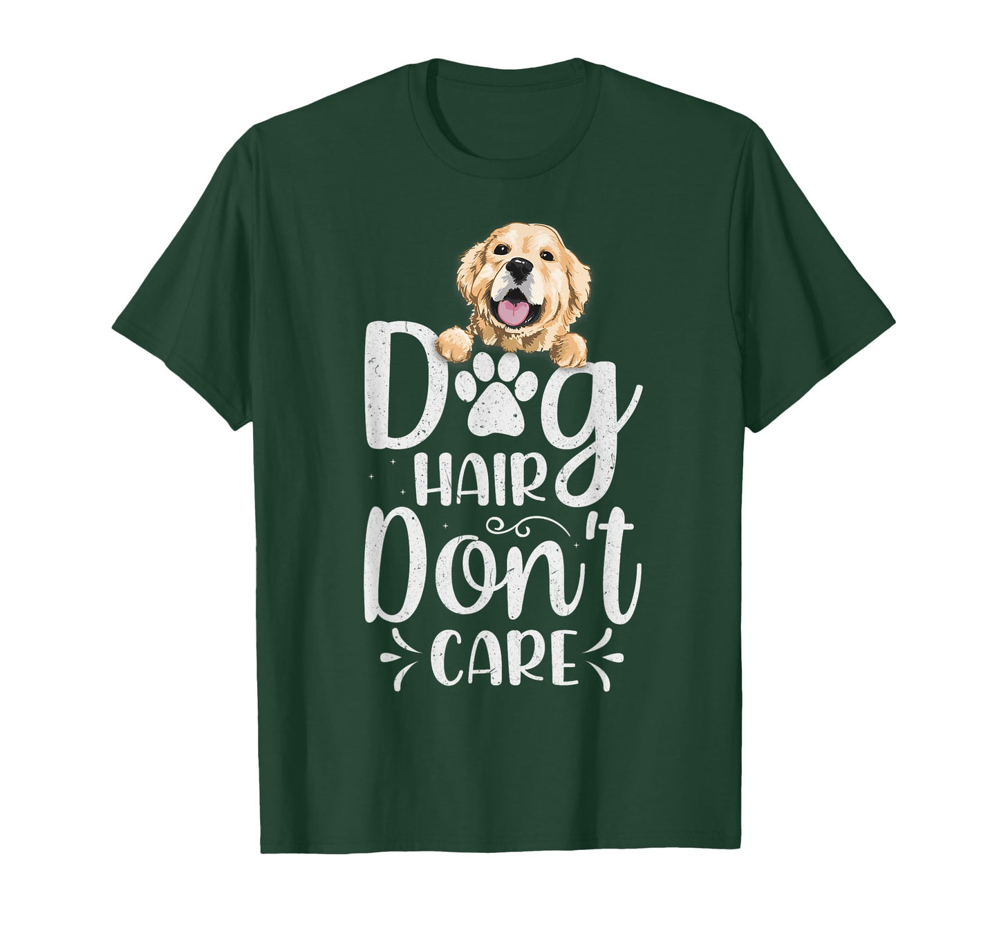 Dog Groomer Dog Hair I Don’t Care Pet Grooming T-Shirt for Men Women Girls Kids