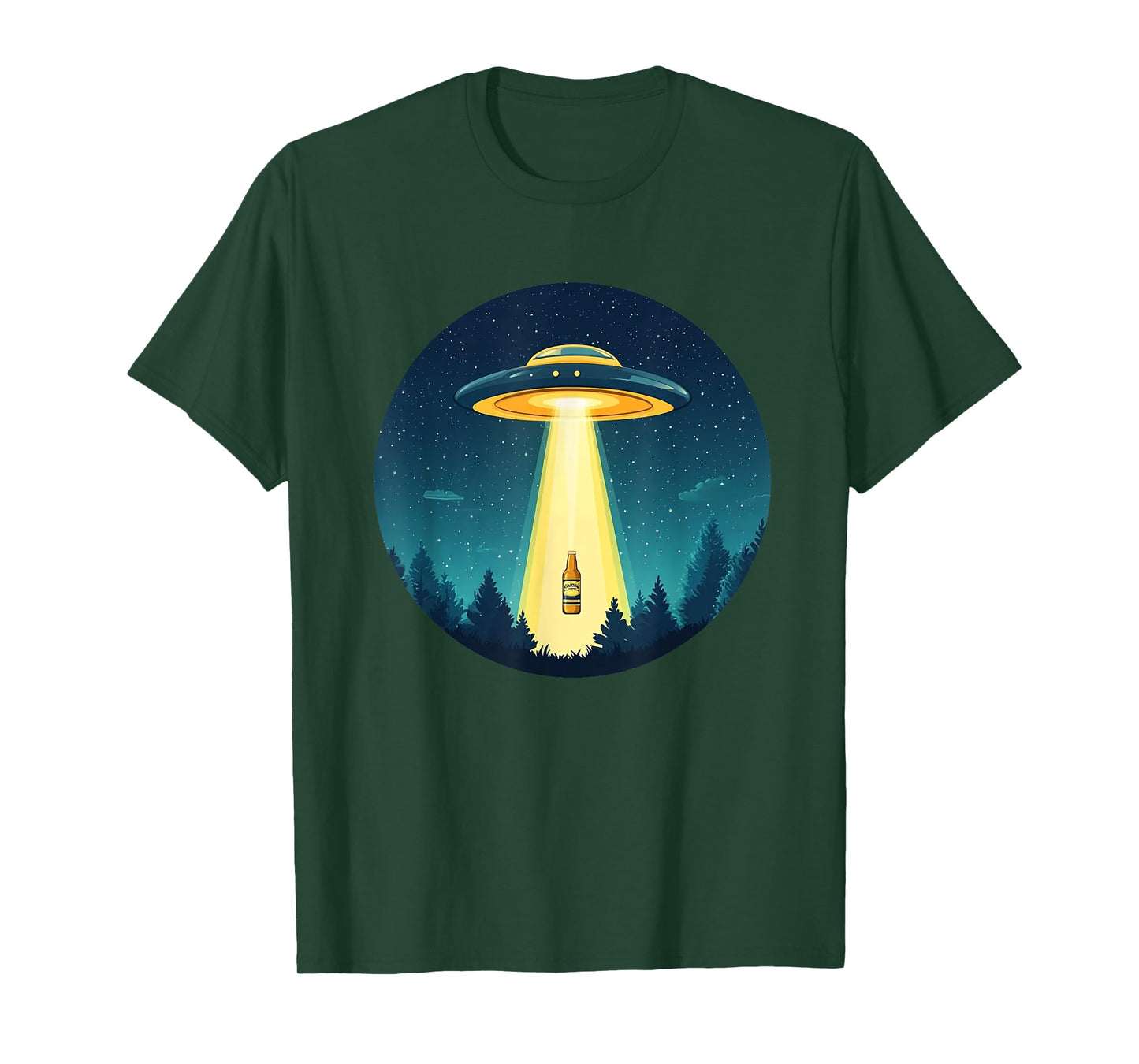Funny Beer UFO Costume for Alien and Beers Lovers T-Shirt