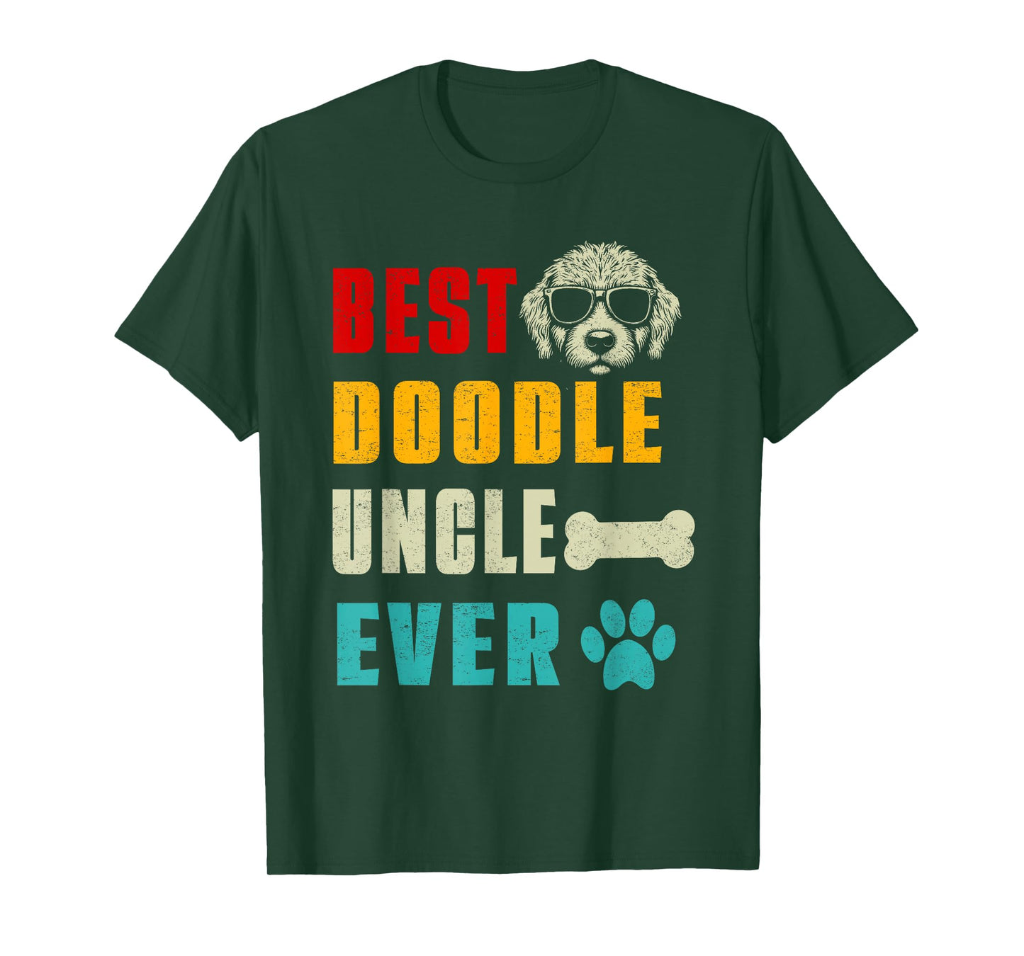 Funny Goldendoodle Dad Best Doodle Uncle Ever T-Shirt