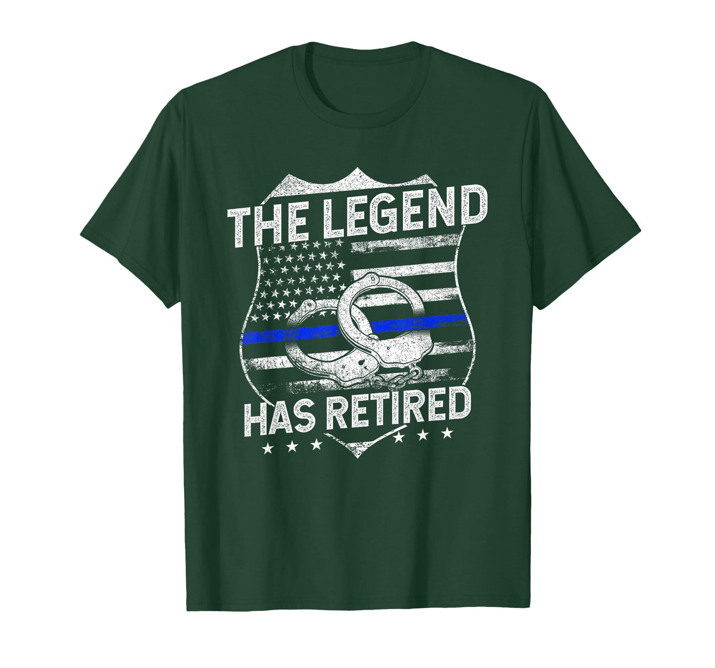 The Legend Has Retired Police Officer Retirement T-Shirt