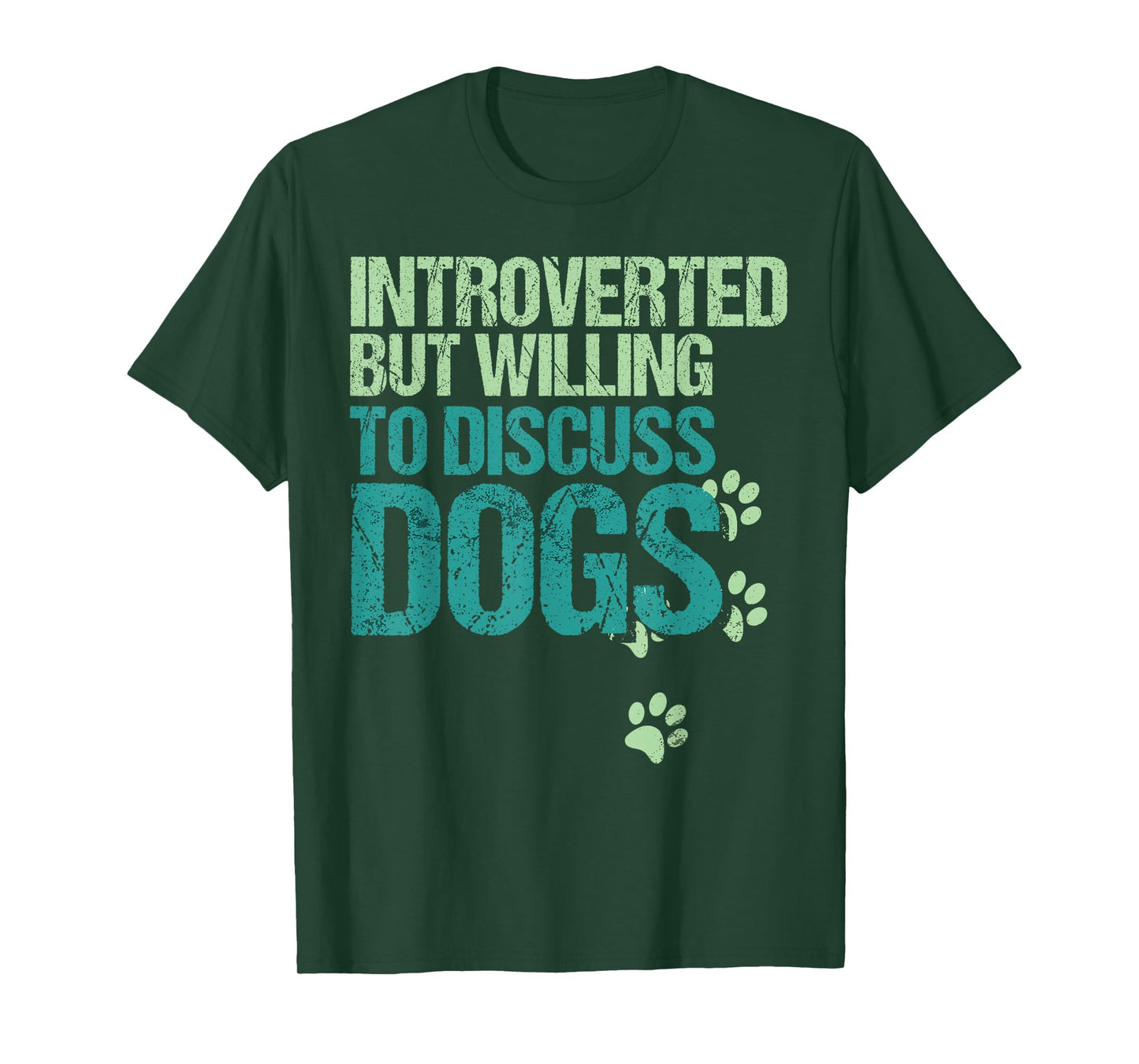 Introverted But Willing To Discuss Dogs Introvert Dog Lover T-Shirt